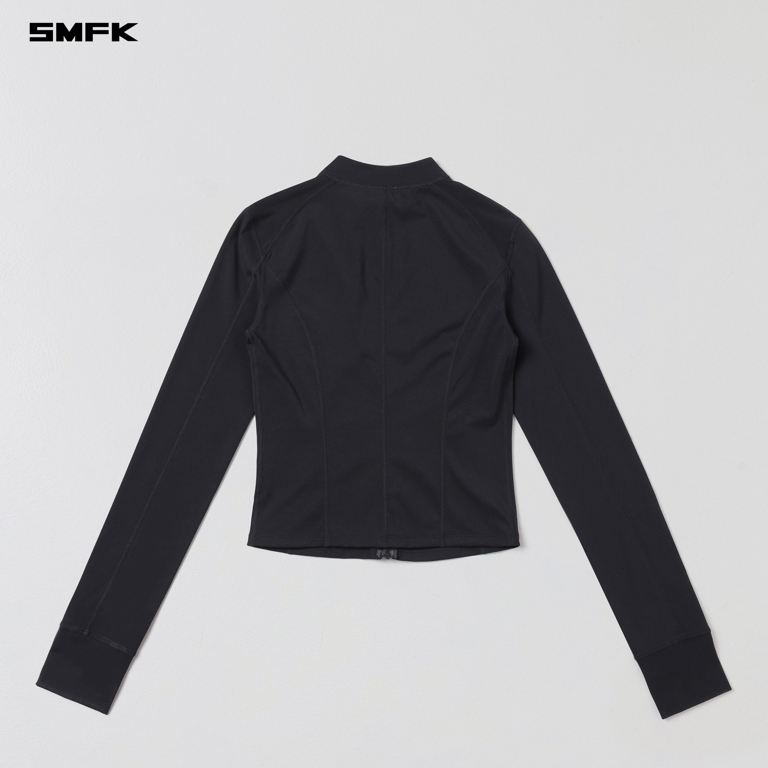 FOCUS GYM JACKET/Lycra Nylon WILD BLACK