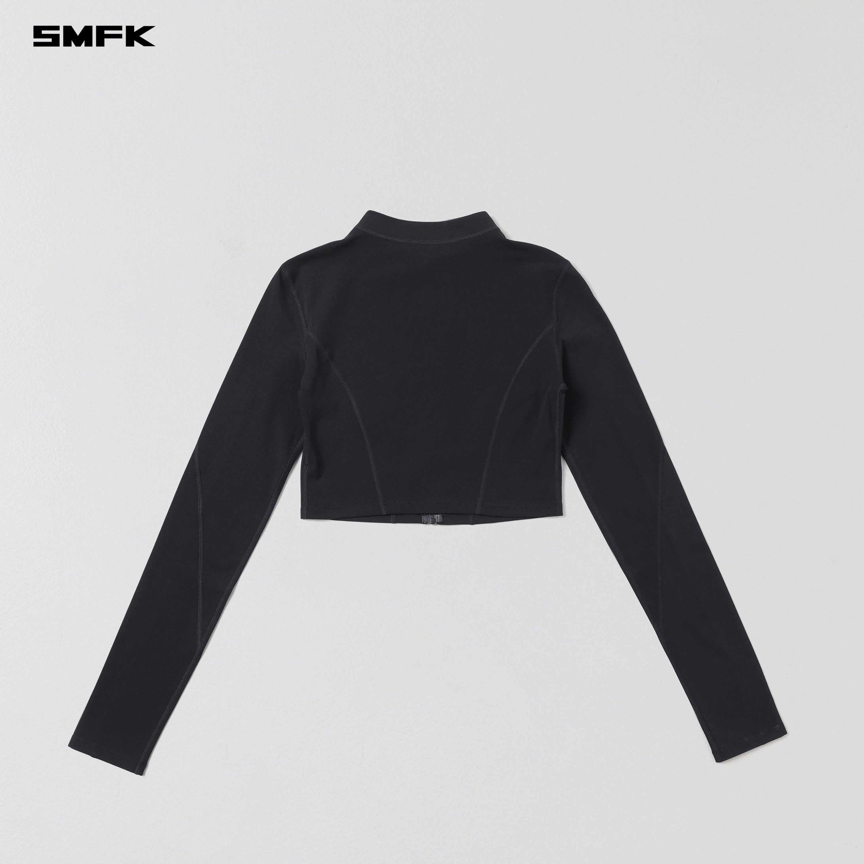 FOCUS GYM SHORT JACKET/Lycra Nylon WILD BLACK