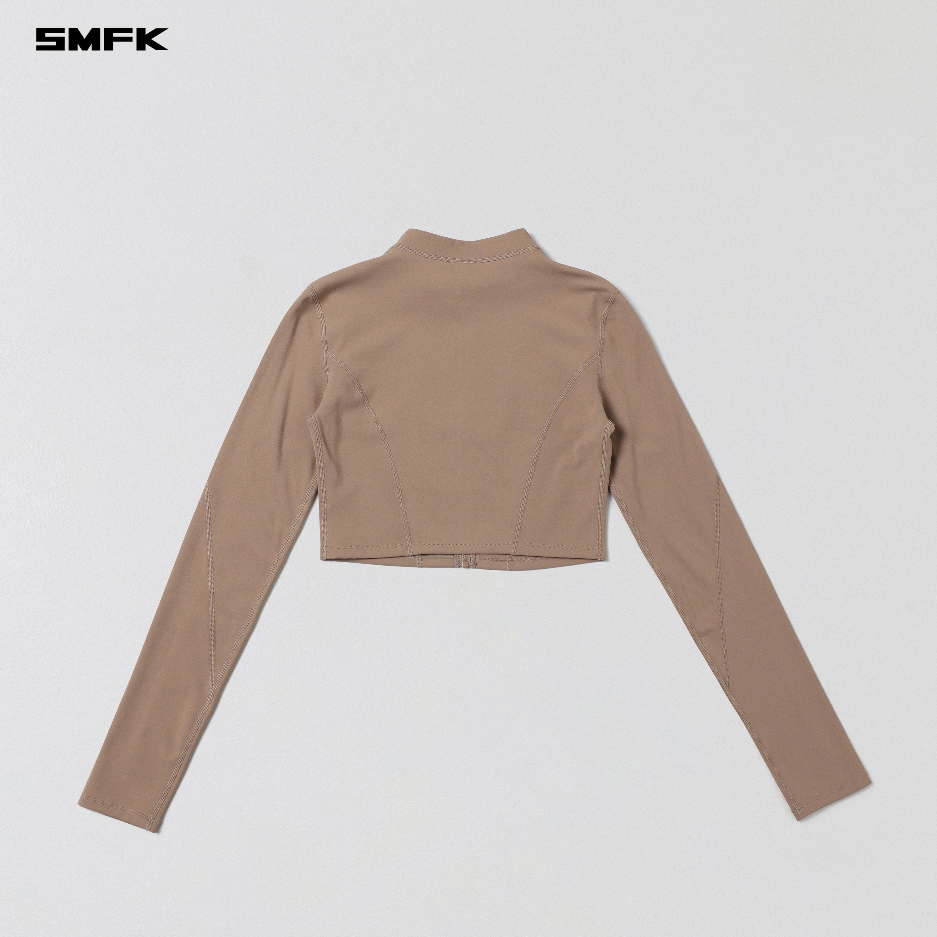 FOCUS GYM SHORT JACKET/Lycra Nylon WILD BROWN