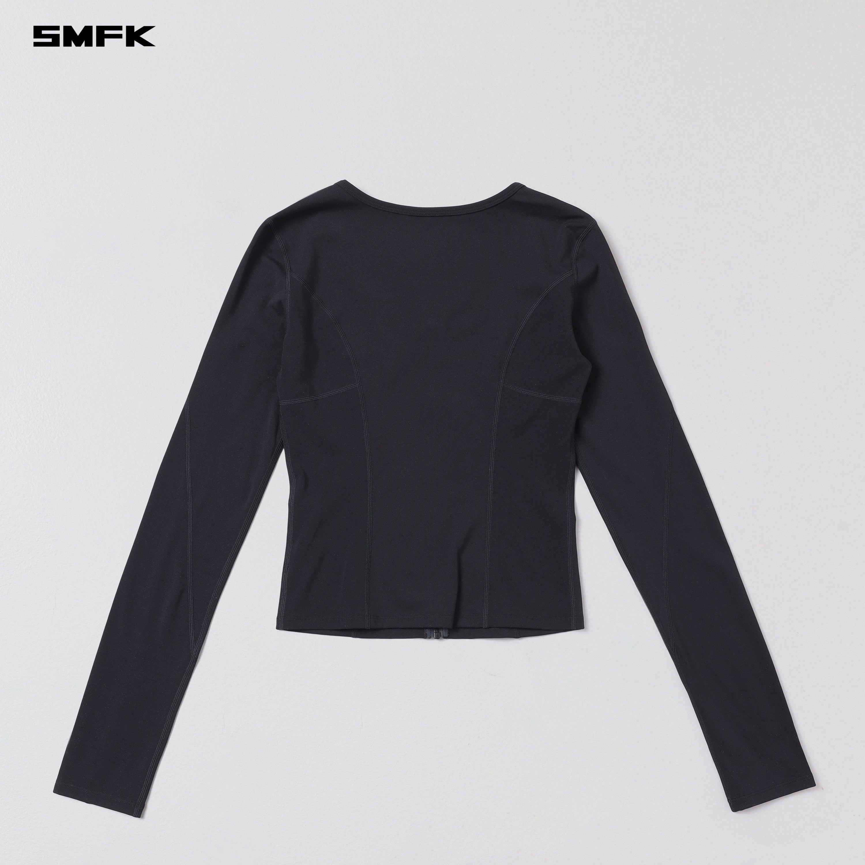 FOCUS GYM CARDIGAN/Lycra Nylon WILD BLACK