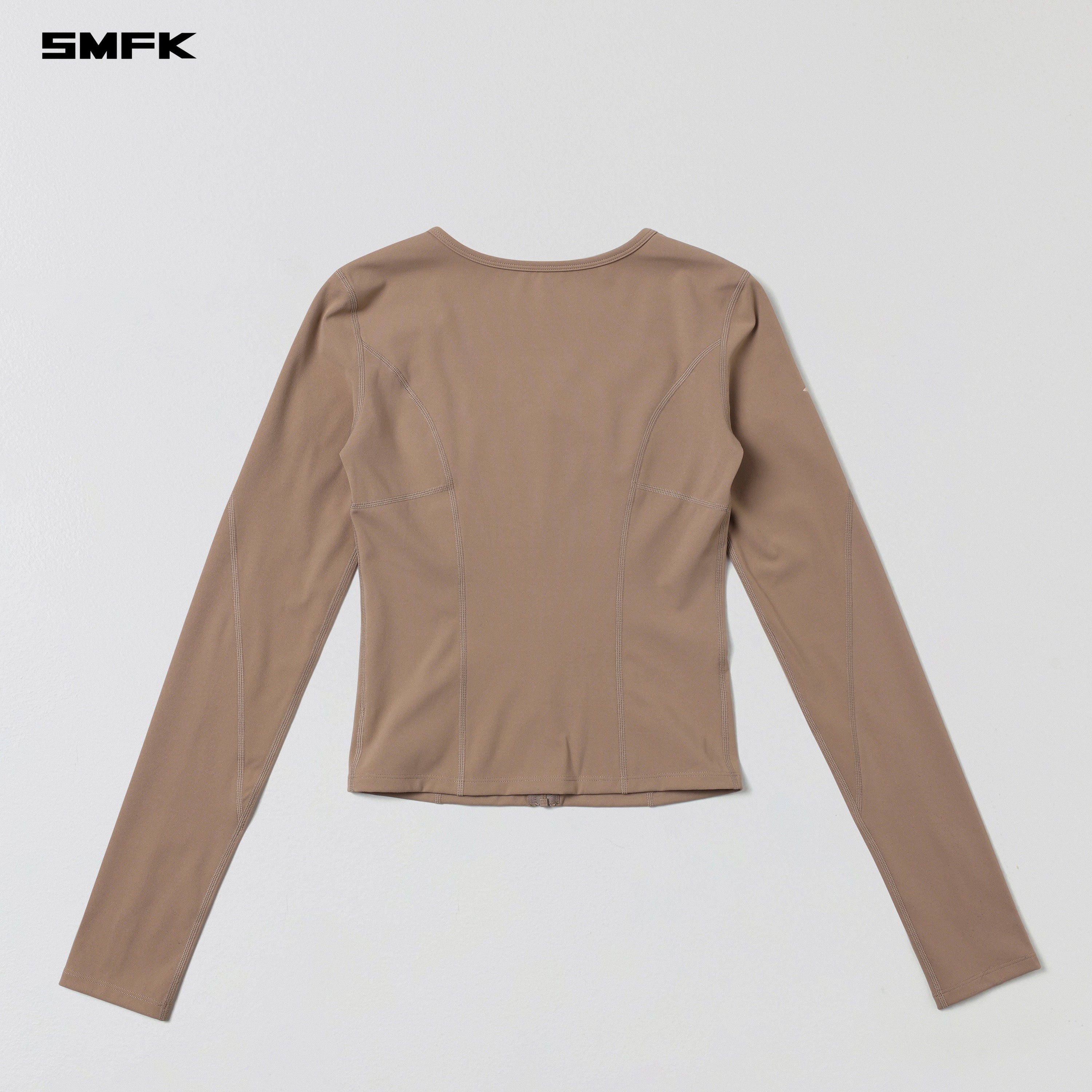 FOCUS GYM CARDIGAN/Lycra Nylon WILD BROWN