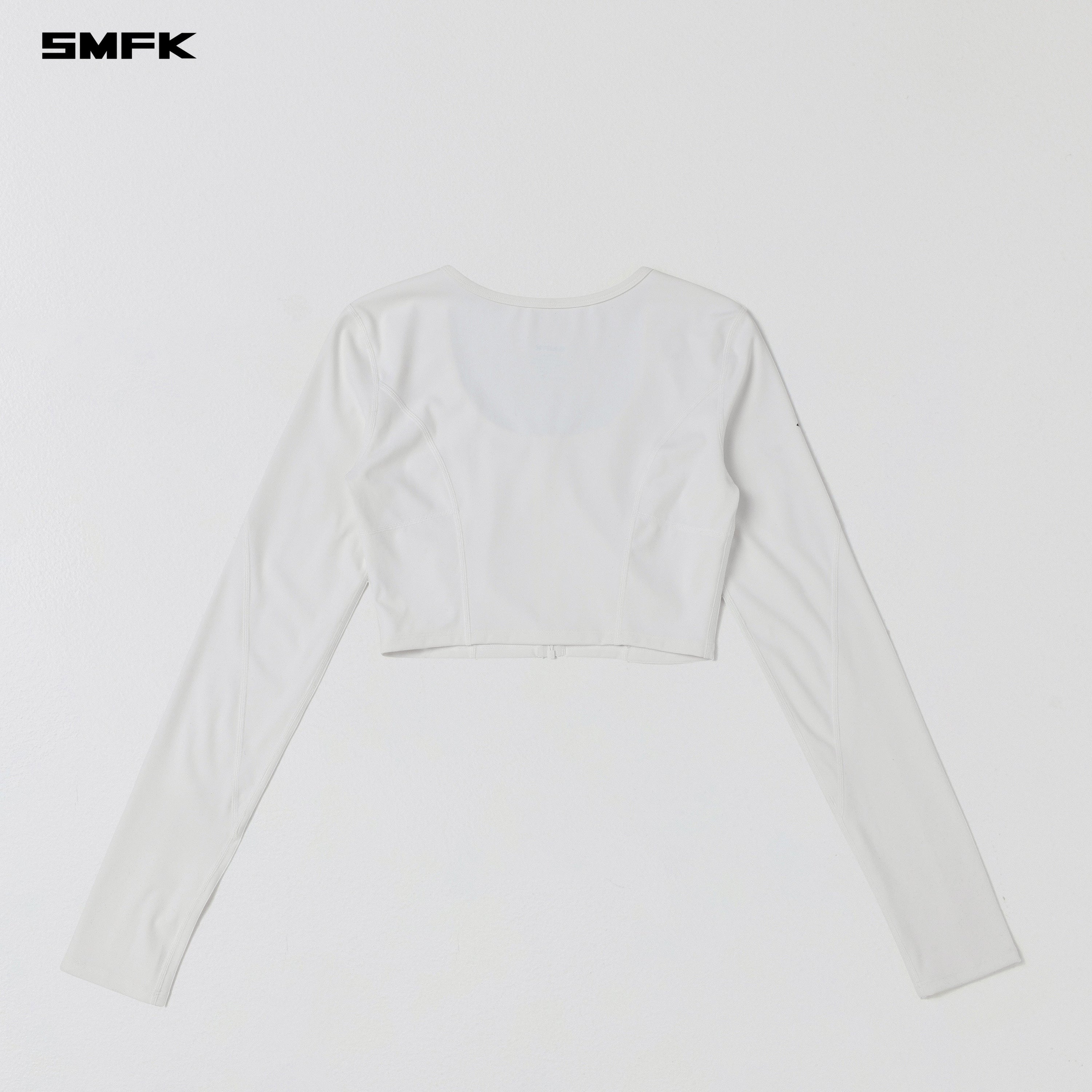 FOCUS GYM SHORT CARDIGAN/Lycra Nylon CLOUD WHITE