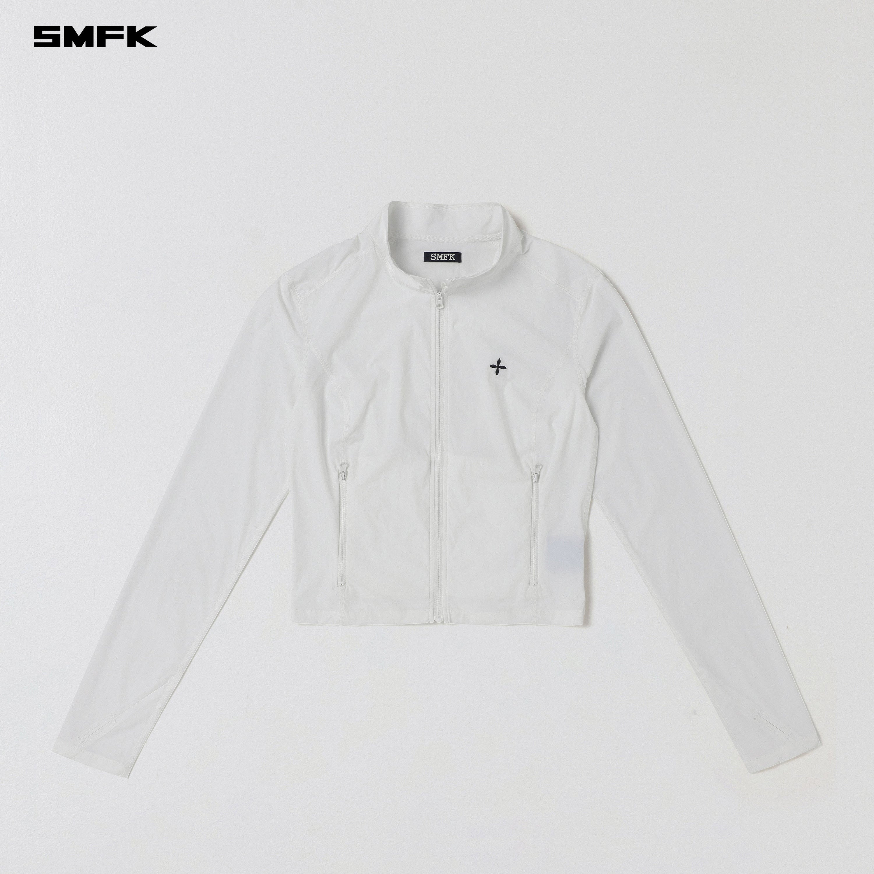 FOCUS OD SLIM JACKET/E-Nylon CLOUD WHITE