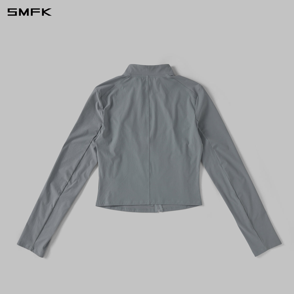 FOCUS OD SLIM ASYMMETRI-ZIP JACKET/66Nylon GLACIER GREY