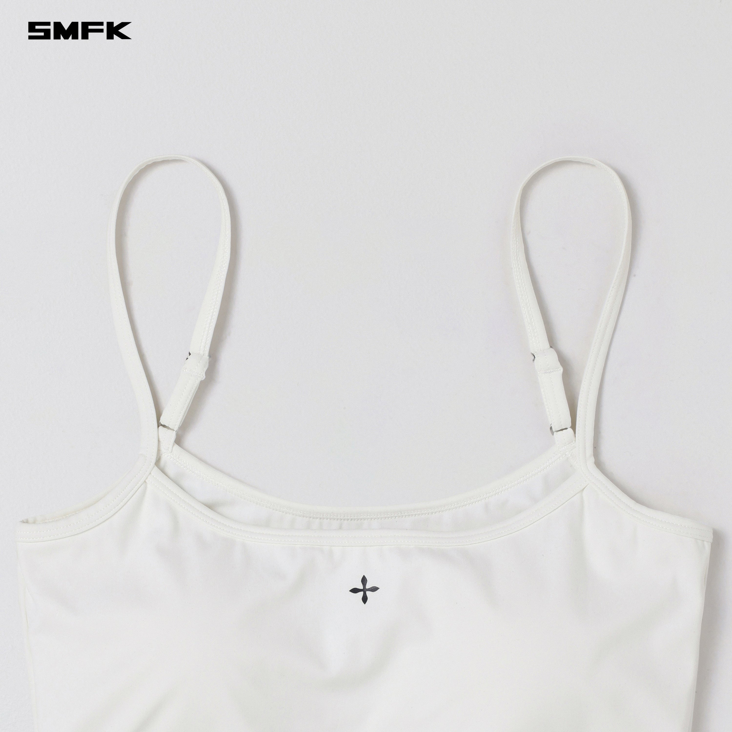 FOCUS GYM SHORT CAMISOLE/Lycra Nylon CLOUD WHITE