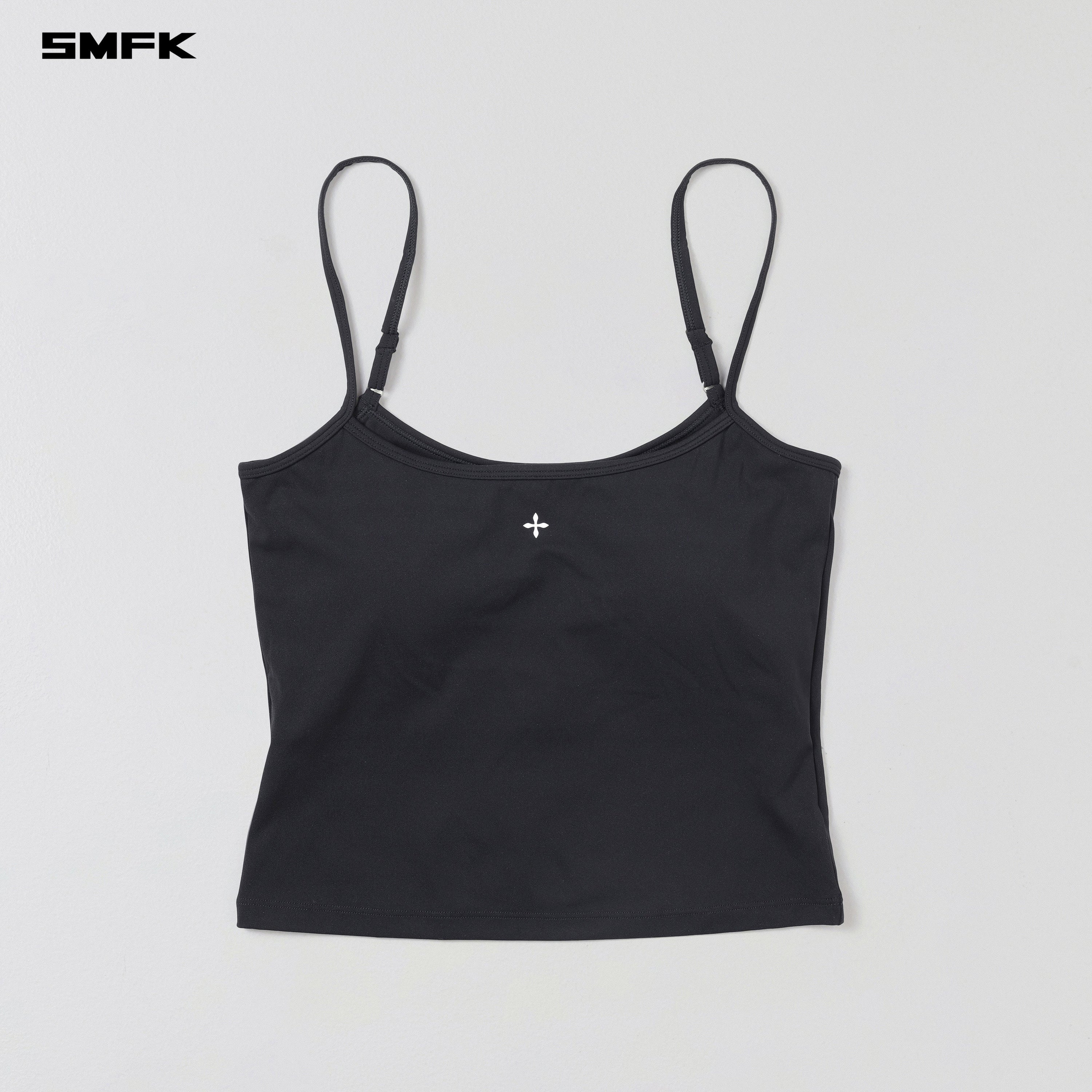 FOCUS GYM CAMISOLE/Lycra Nylon WILD BLACK