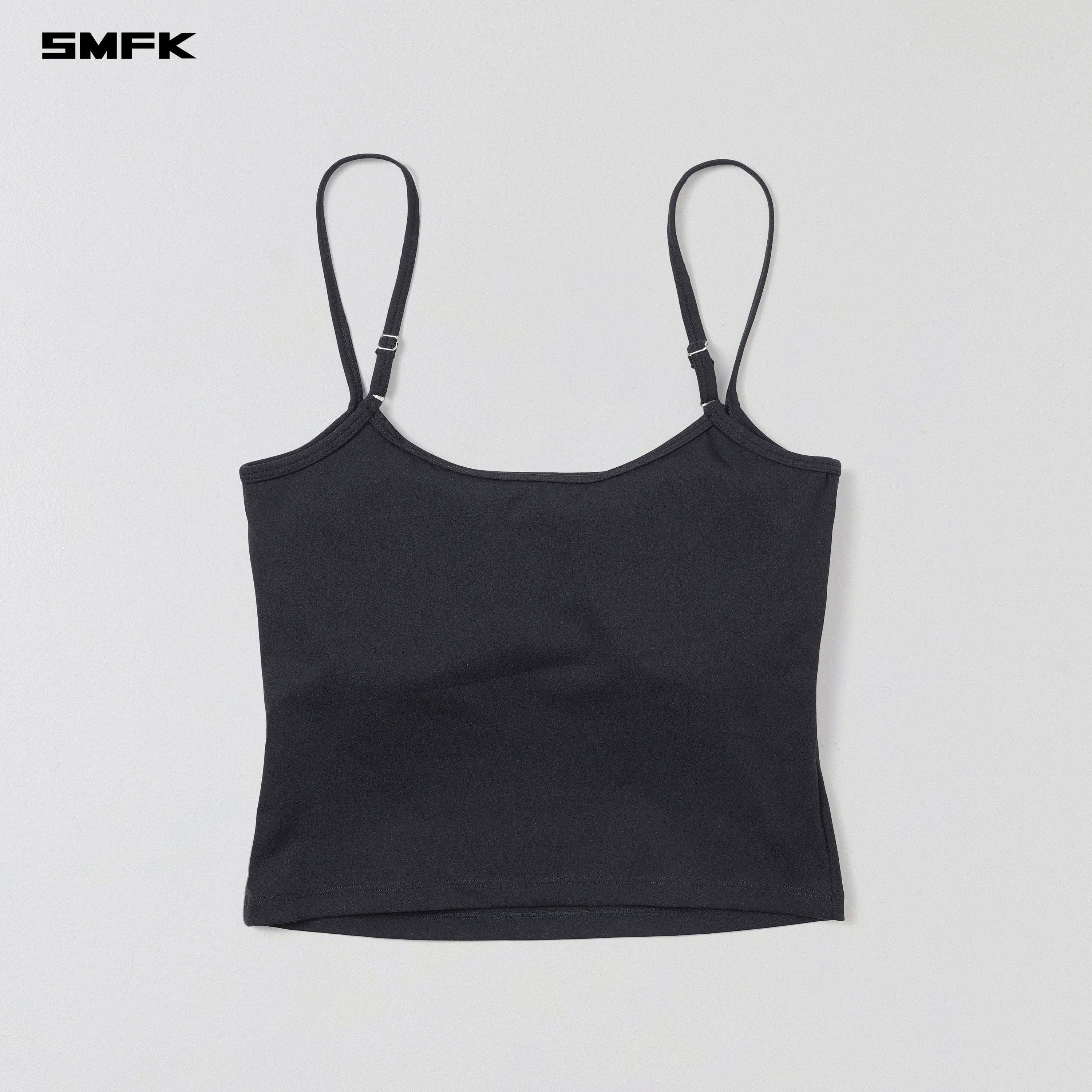 FOCUS GYM CAMISOLE/Lycra Nylon WILD BLACK