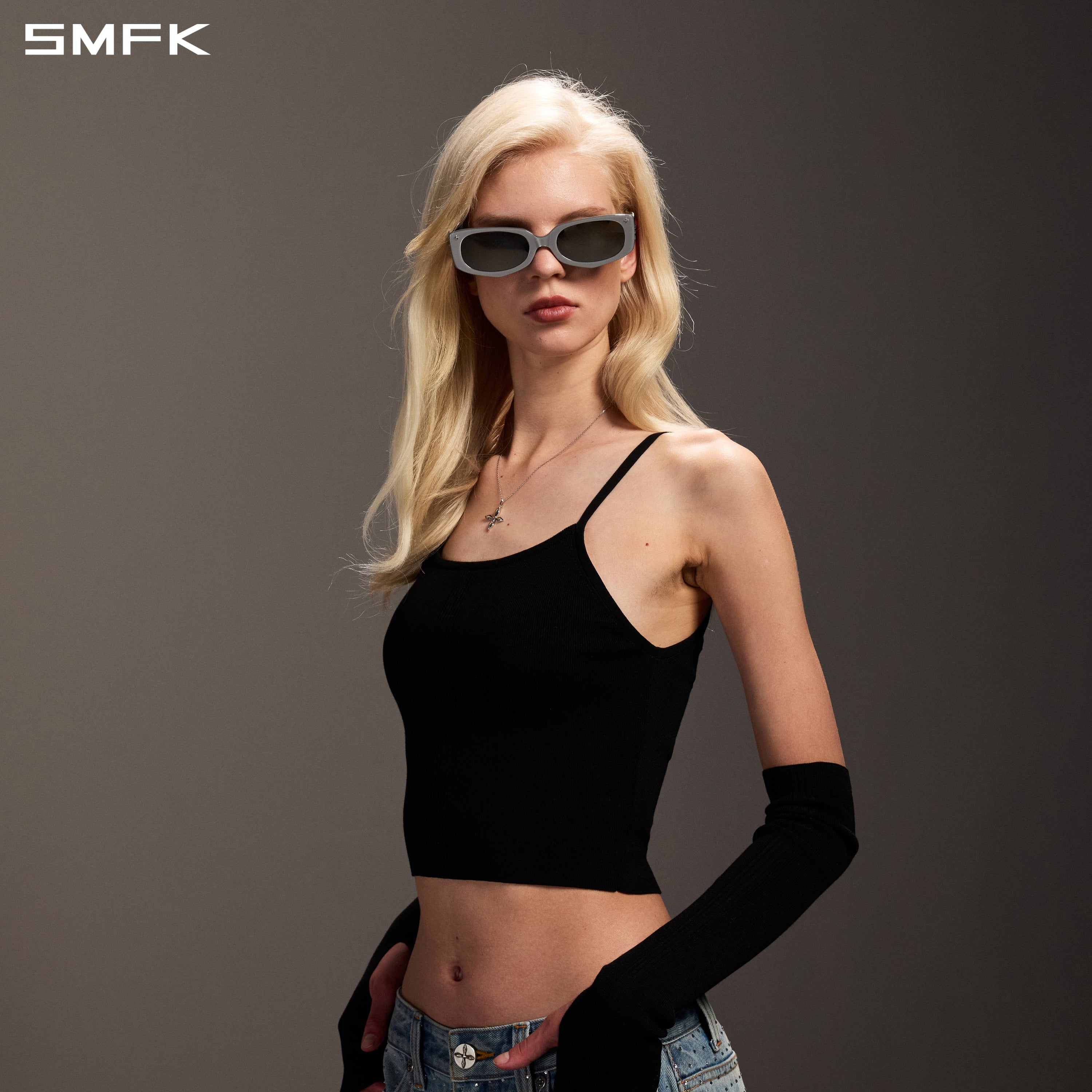 FUTURE TRAJECTORY IRREGULAR SUNGLASSES SPACE SILVER