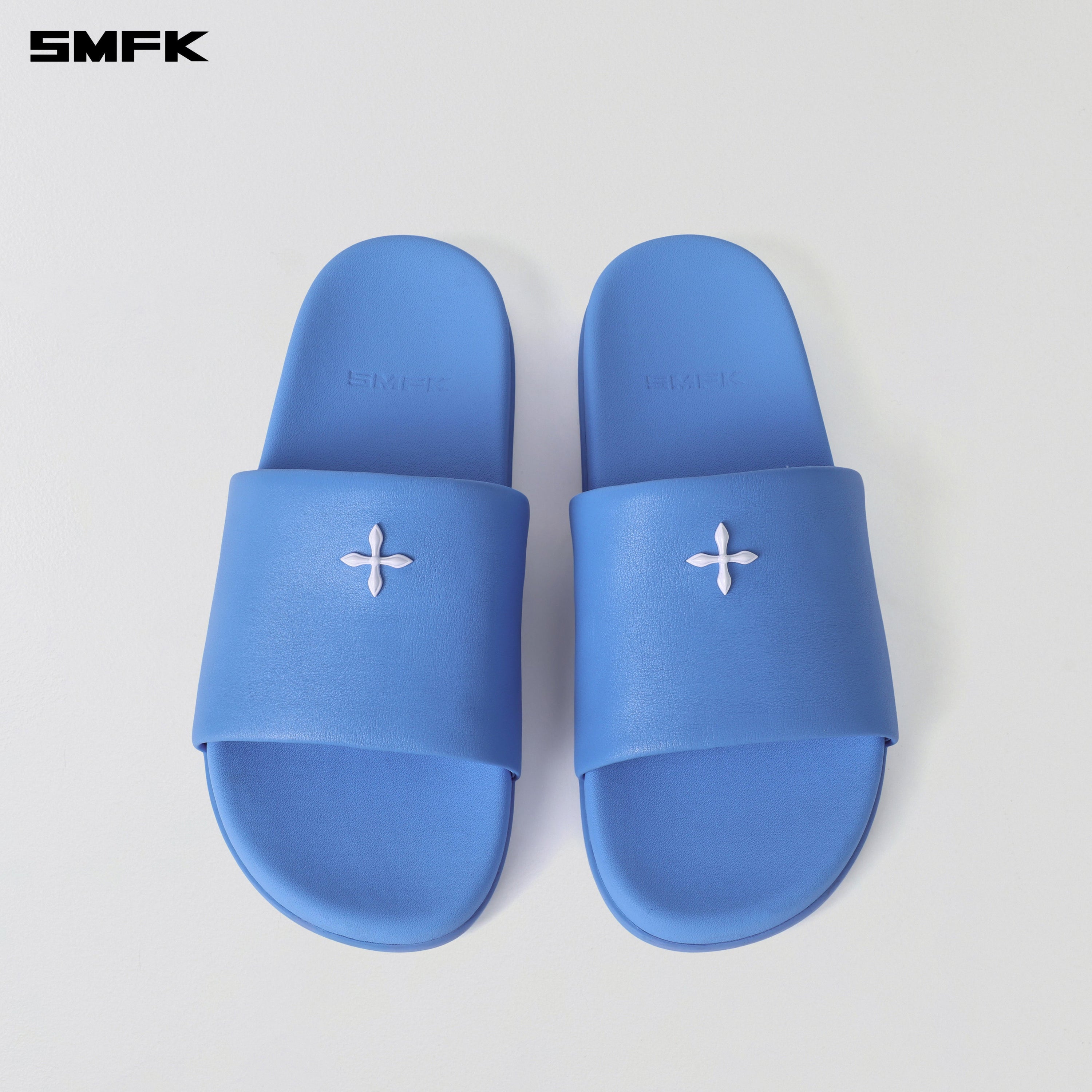COMPASS MODE-F LEATHER SLIPPER FANTASY BLUE