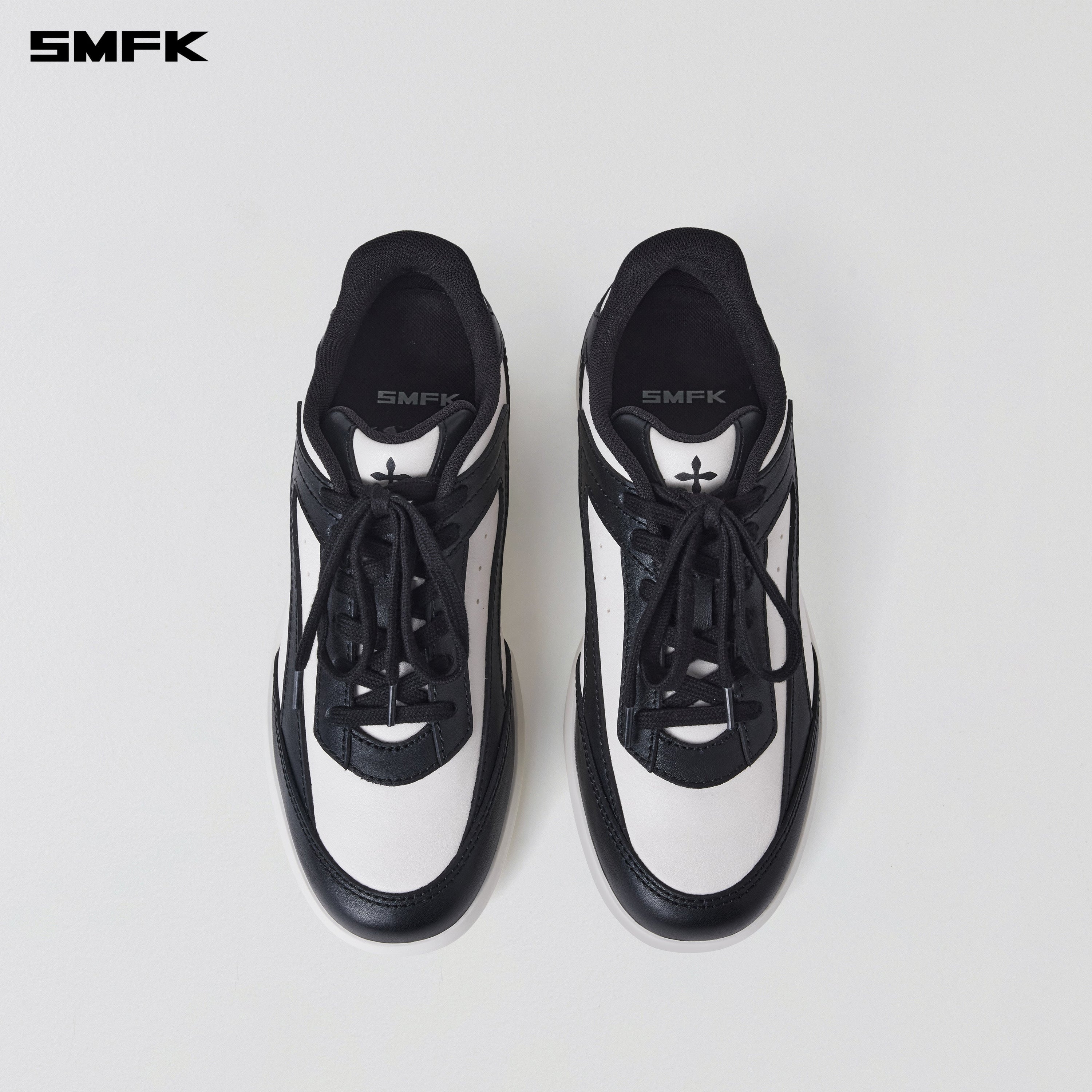 MIRAGE-S LEATHER MULTI SNEAKER BLACK WHITE