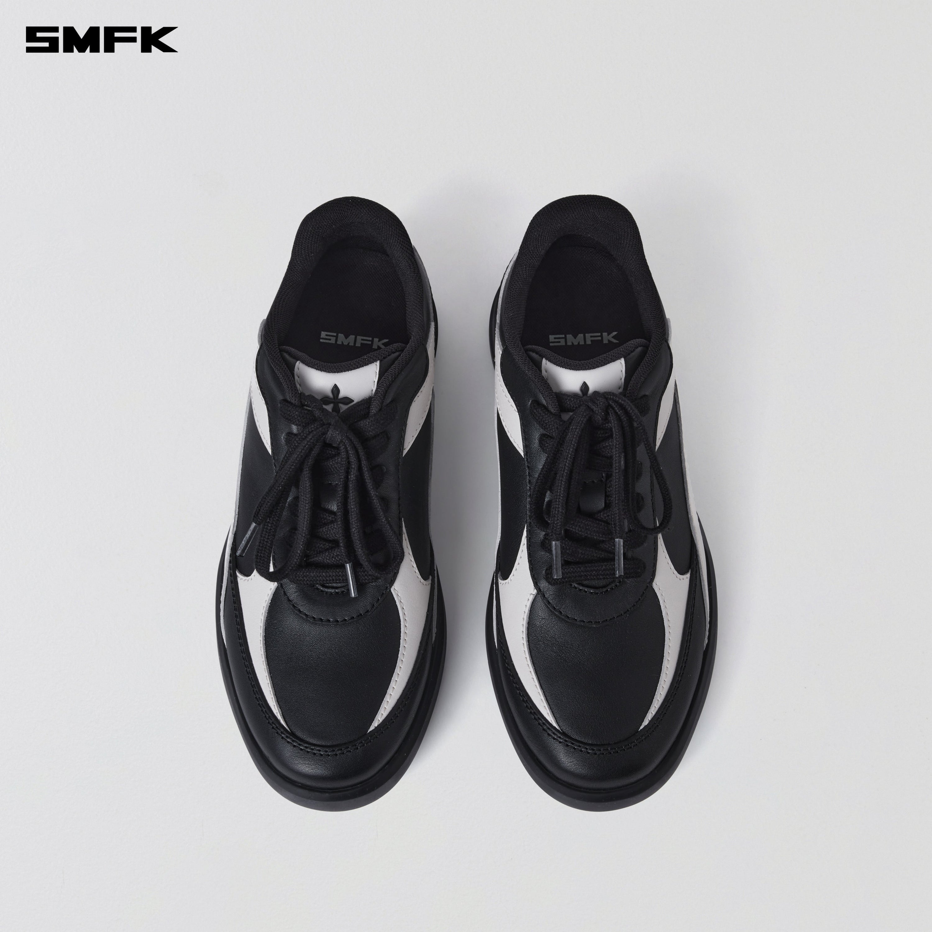 MIRAGE-W LEATHER MULTI SNEAKER BLACK WHITE