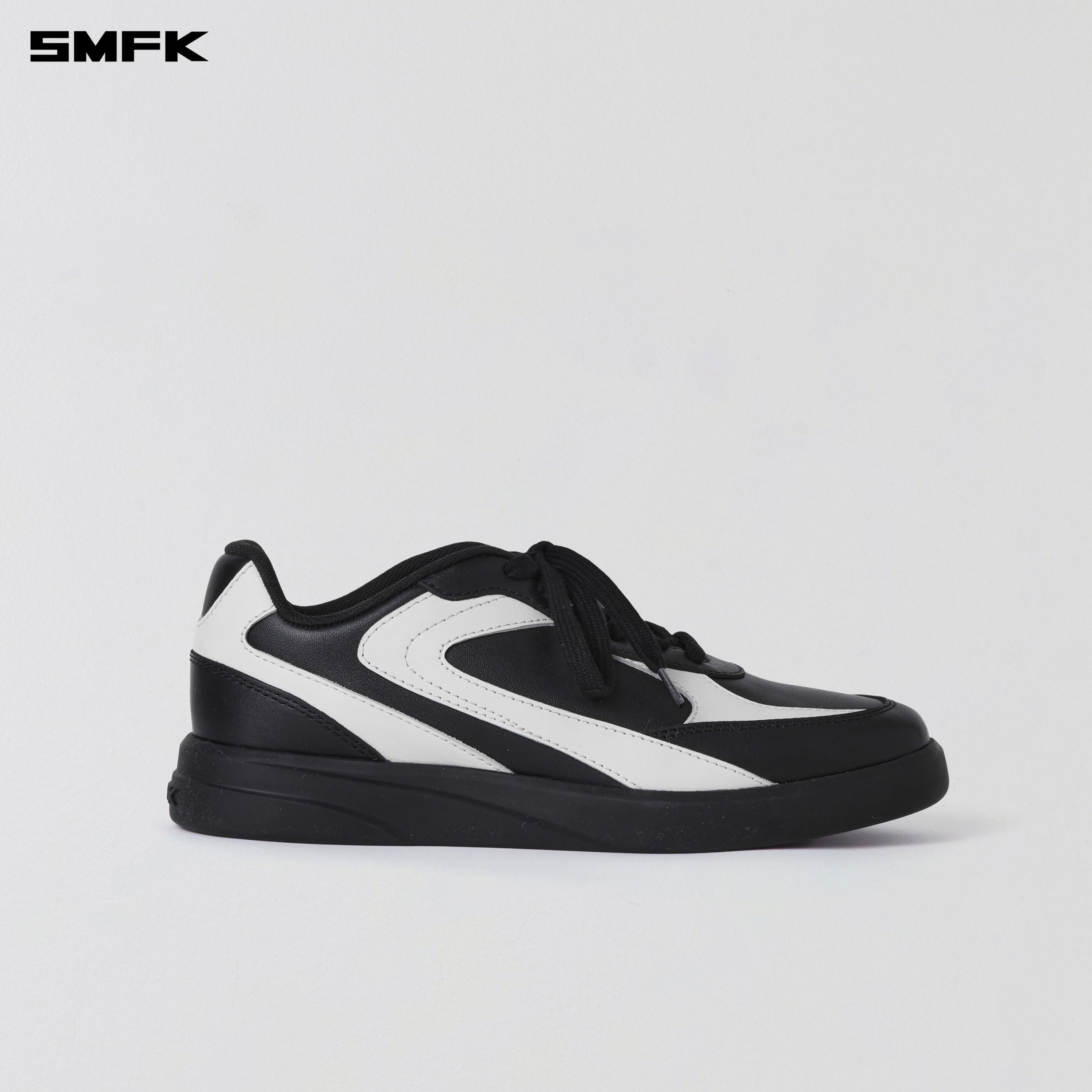 MIRAGE-W LEATHER MULTI SNEAKER BLACK WHITE