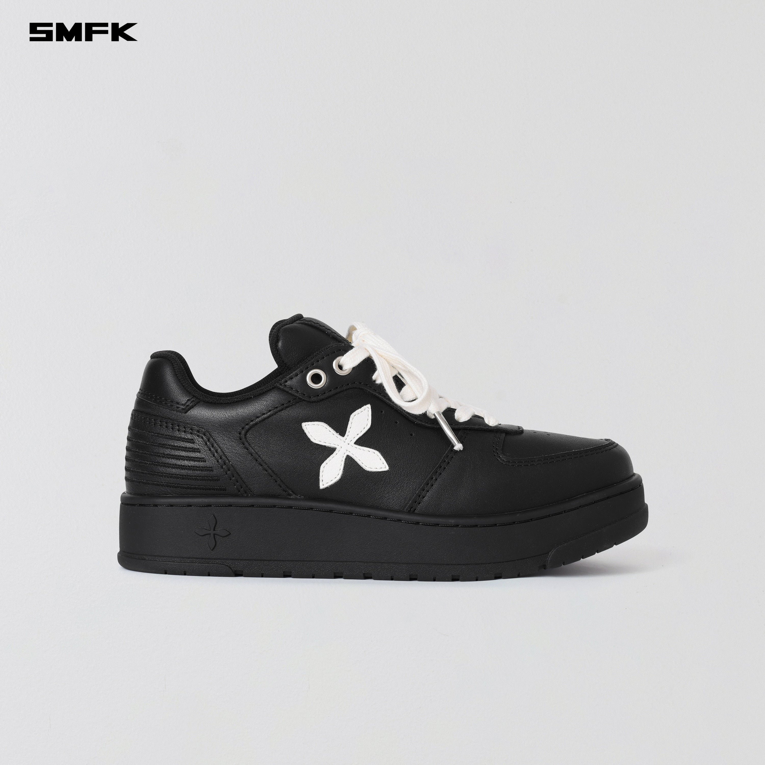COMPASS MODE-T LEATHER MULTI SNEAKER WILD BLACK