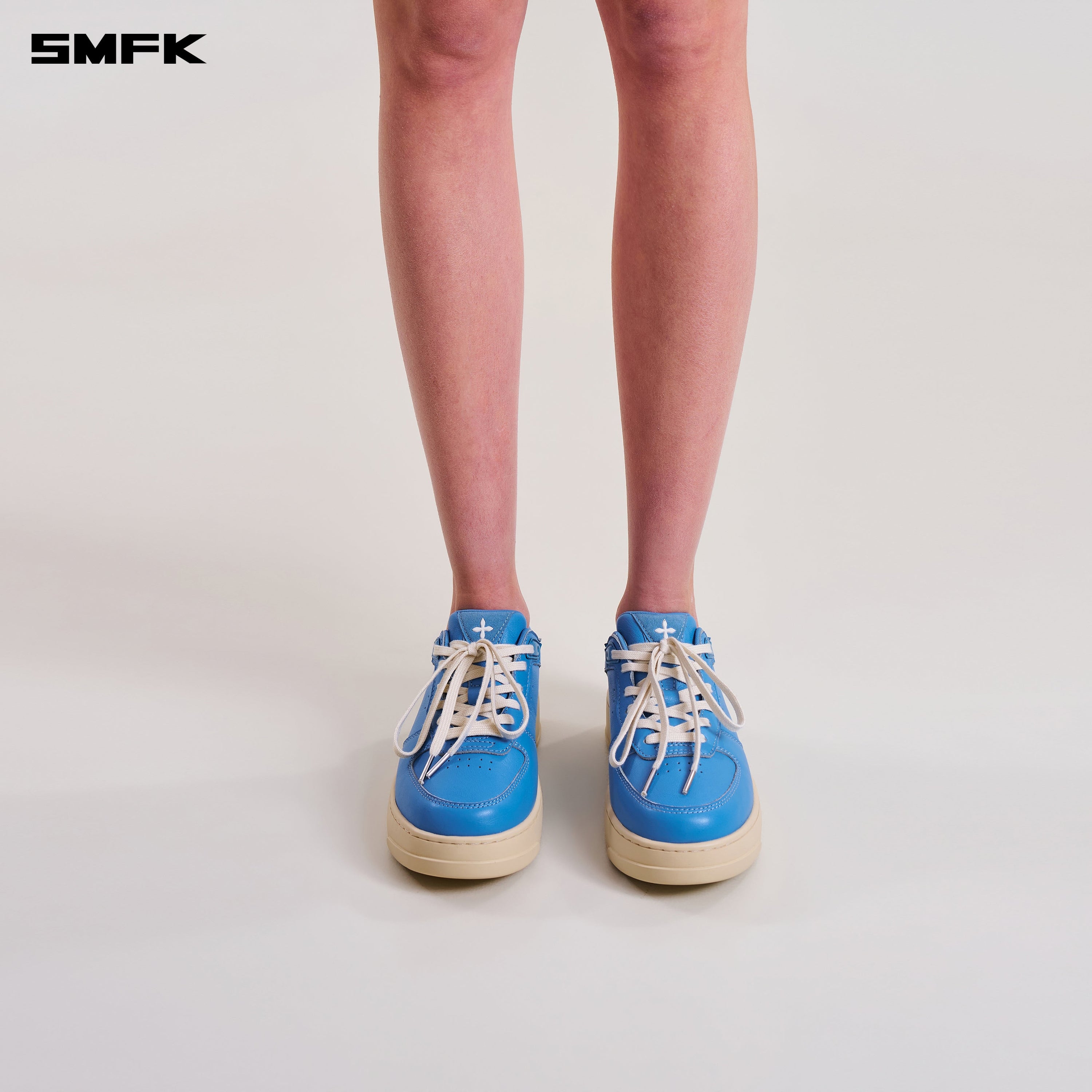 COMPASS MODE-T LEATHER SNEAKER FANTASY BLUE