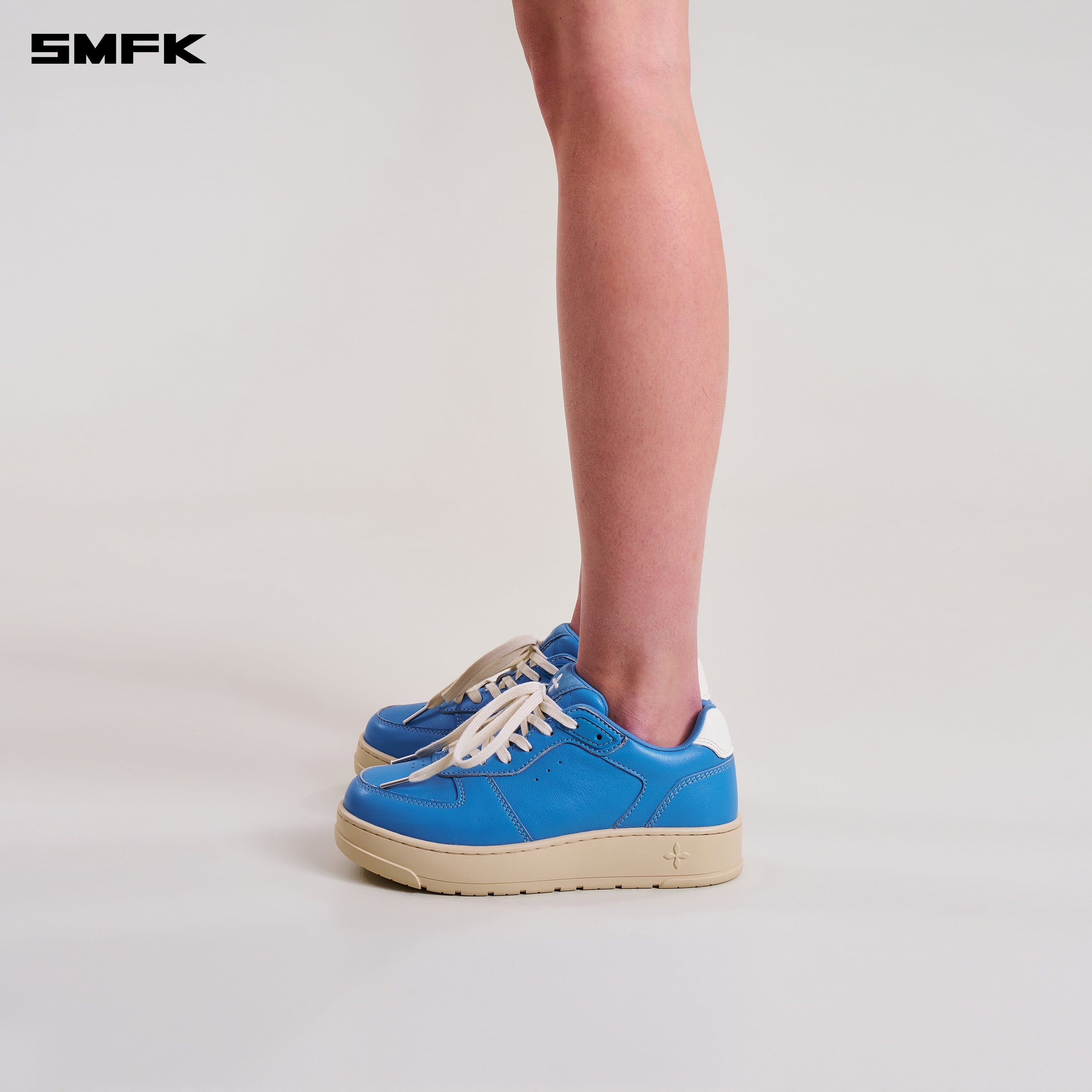 COMPASS MODE-T LEATHER SNEAKER FANTASY BLUE