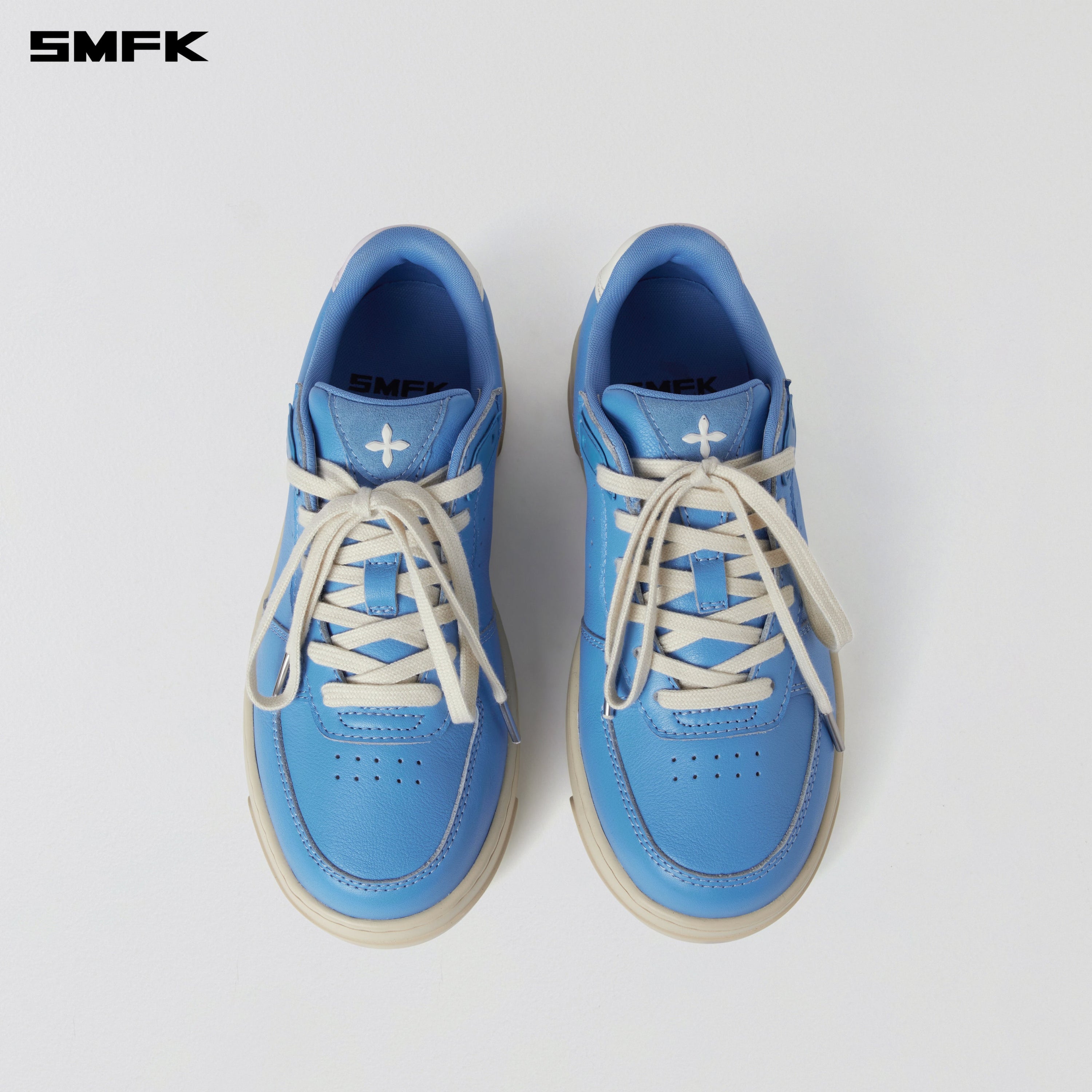 COMPASS MODE-T LEATHER SNEAKER FANTASY BLUE