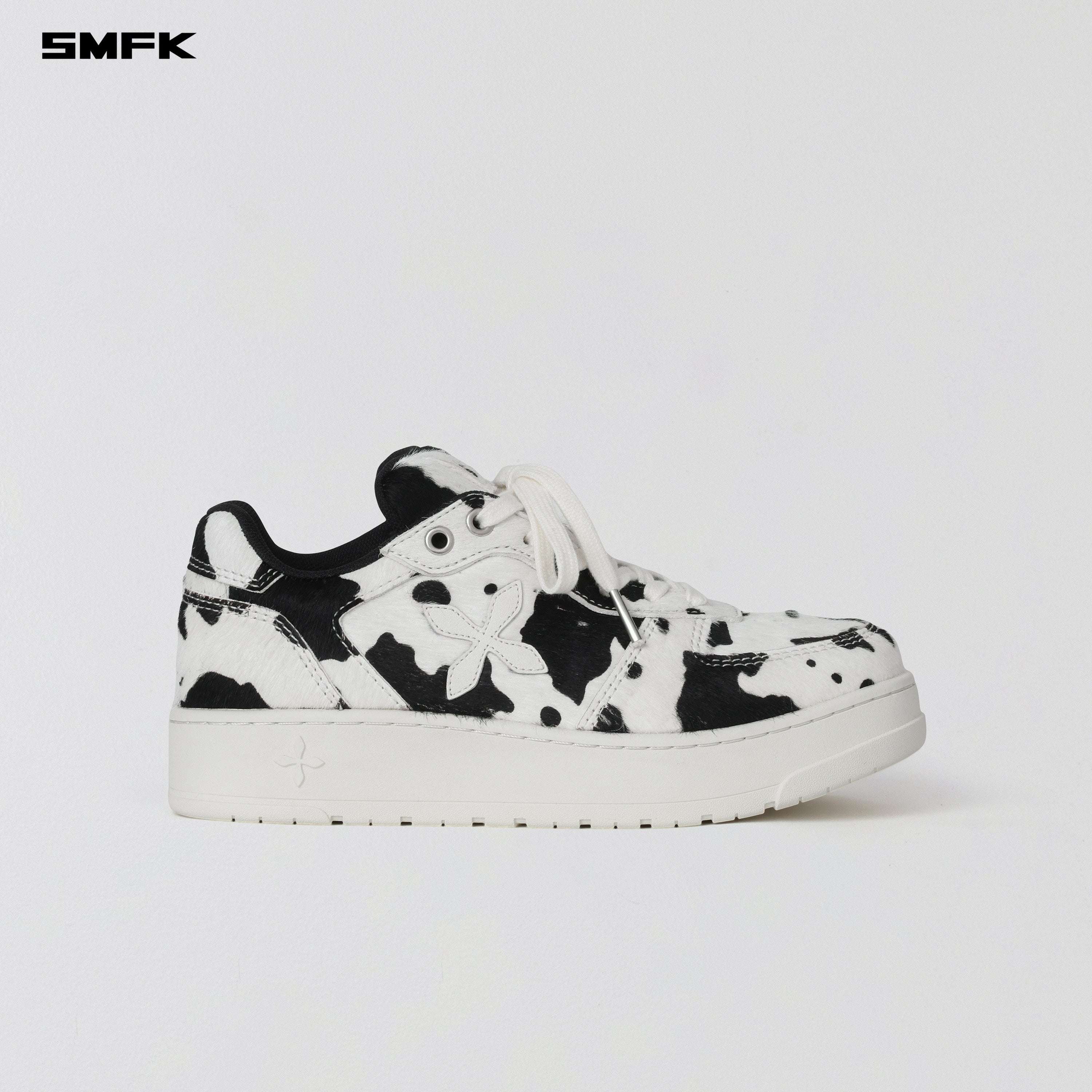COMPASS MODE-T LEATHER MULTI SNEAKER BLACK WHITE