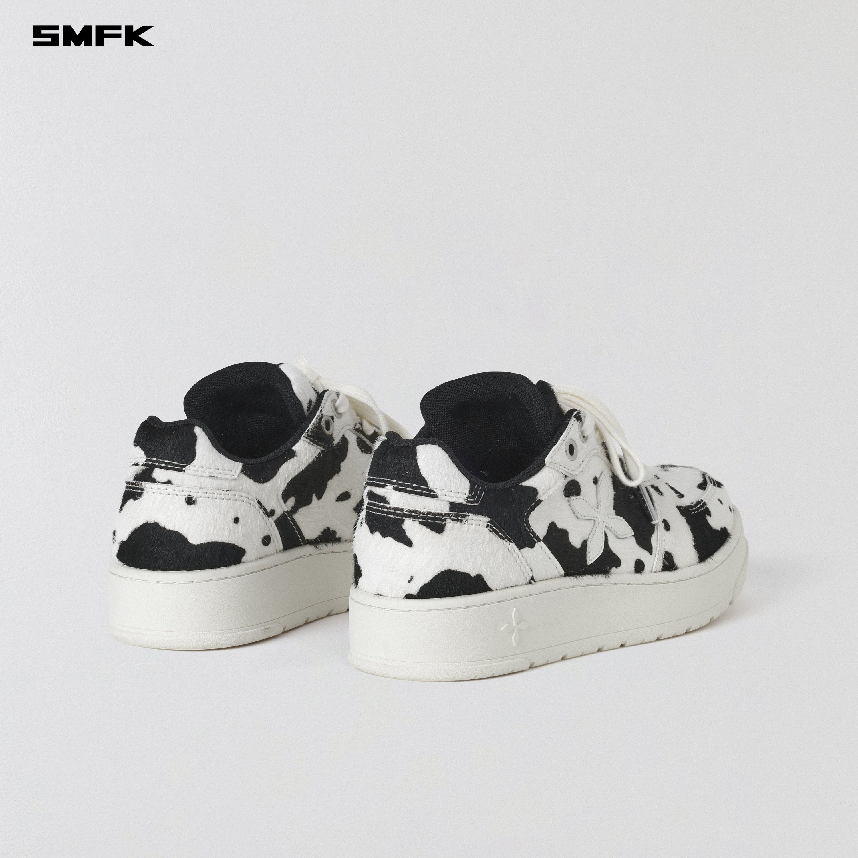 COMPASS MODE-T LEATHER MULTI SNEAKER BLACK WHITE