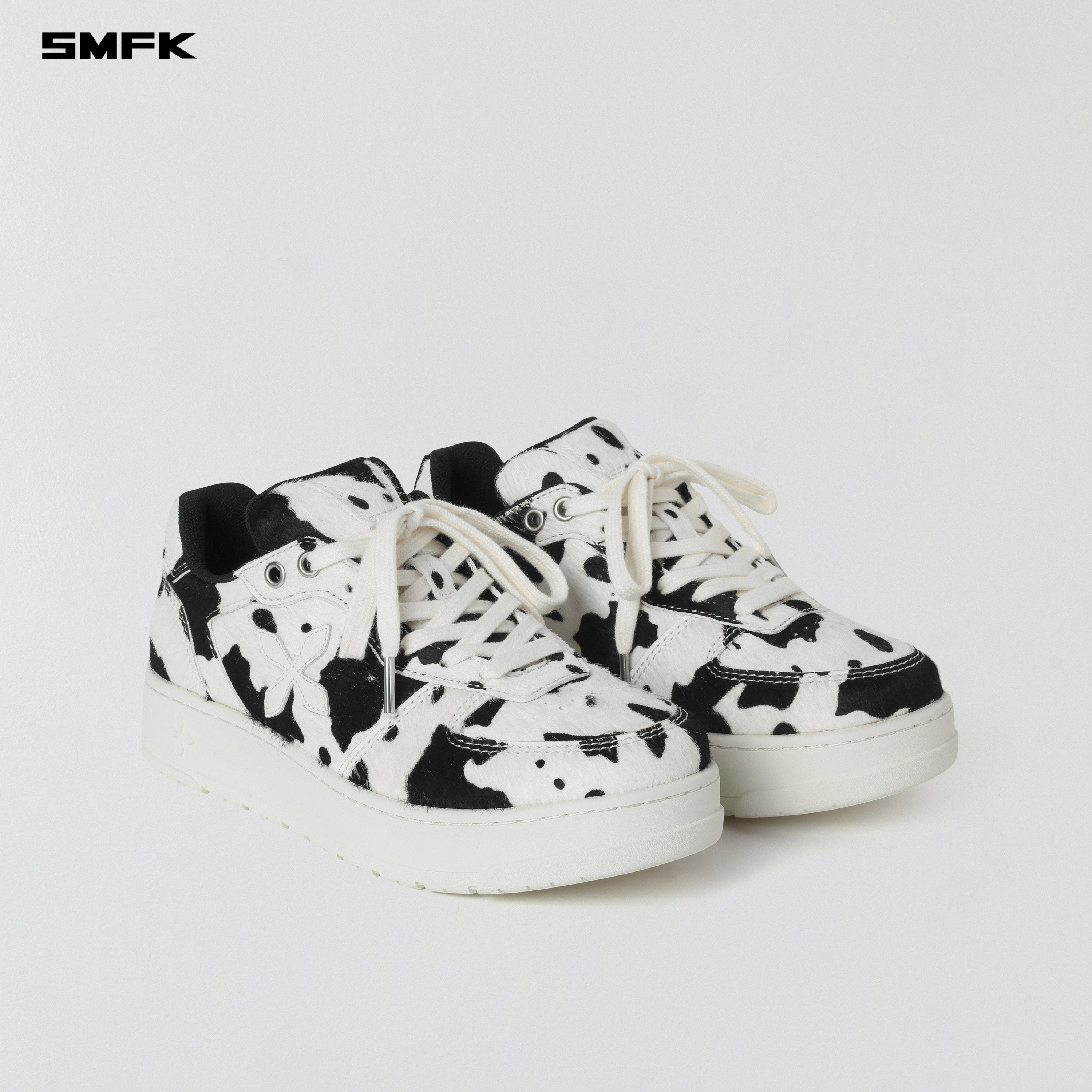 COMPASS MODE-T LEATHER MULTI SNEAKER BLACK WHITE