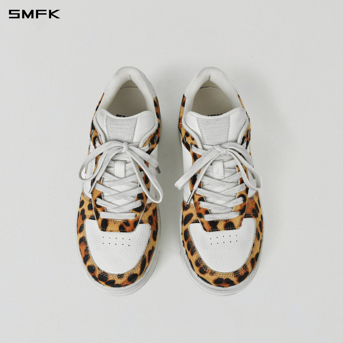 COMPASS MODE-T LEATHER MULTI SNEAKER/LEATHER/W OFF-WHITE NATURAL LEO OPARD BLACK
