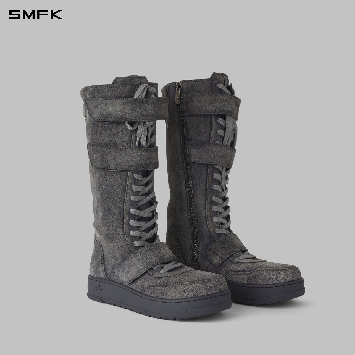 RETRO WANDERER HI-TOP TRAINING SHOES/W DUSTY GREY