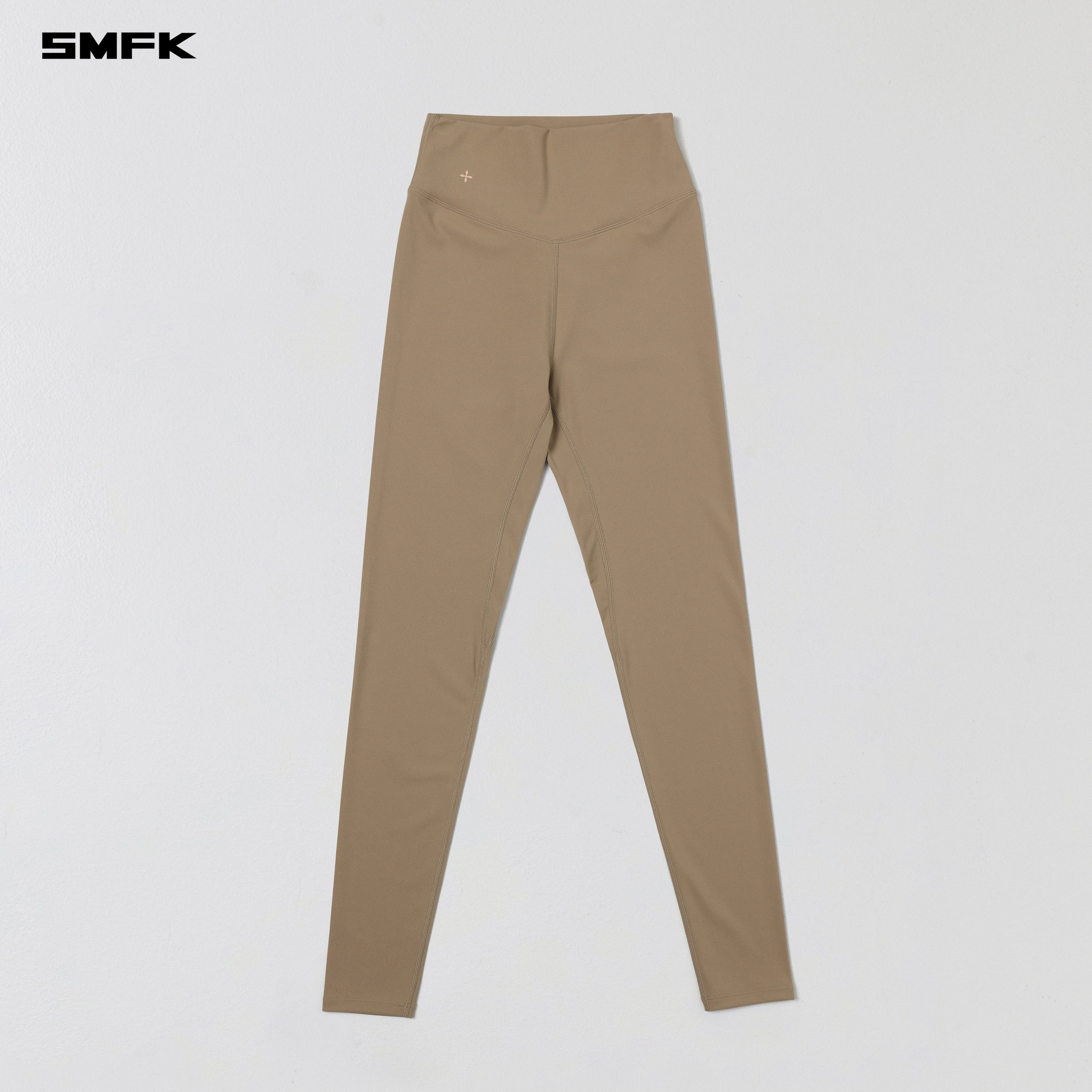 FOCUS GYM TAPER PANTS/Lycra Nylon WILD BROWN