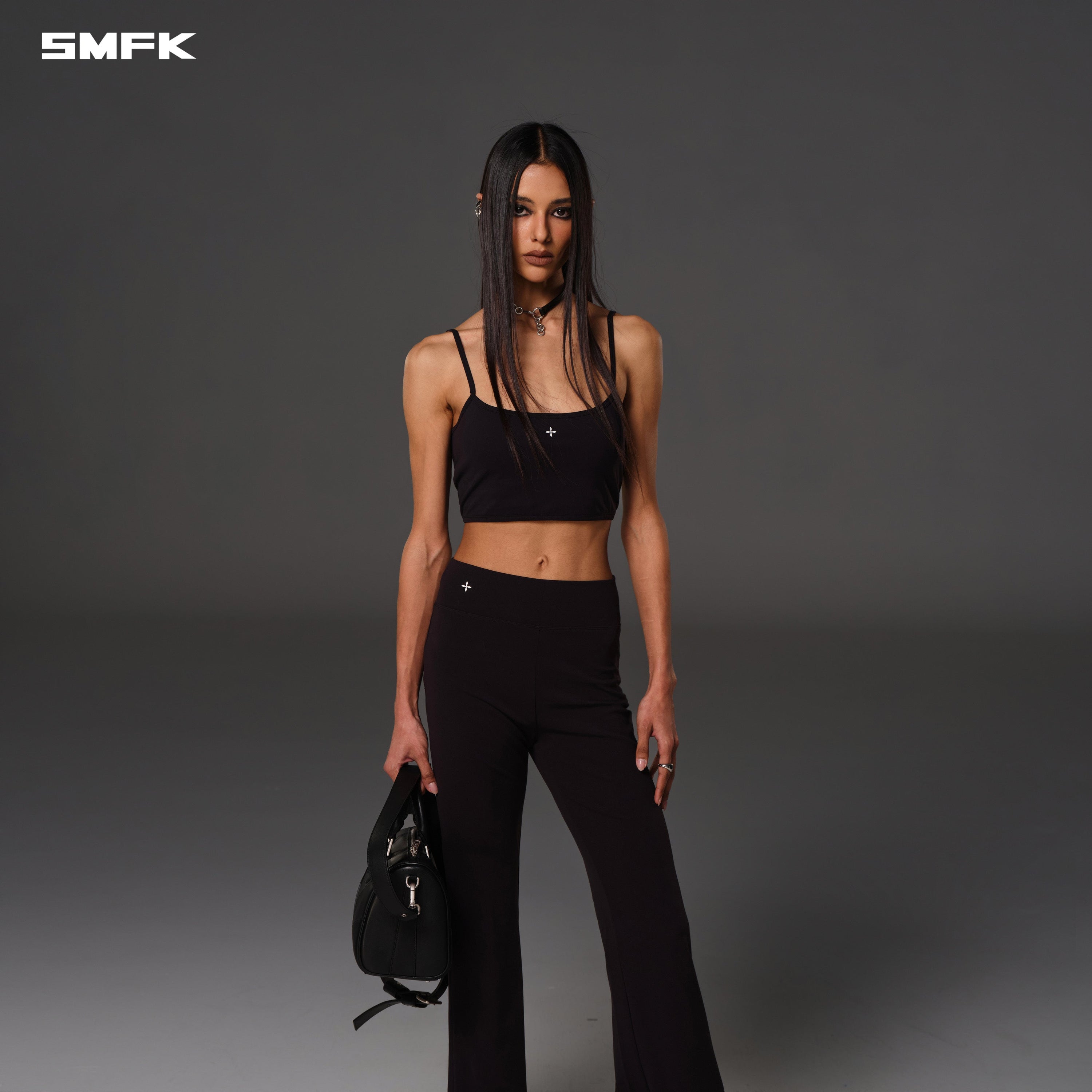 FOCUS GYM MERMAID PANTS/Lycra Nylon WILD BLACK