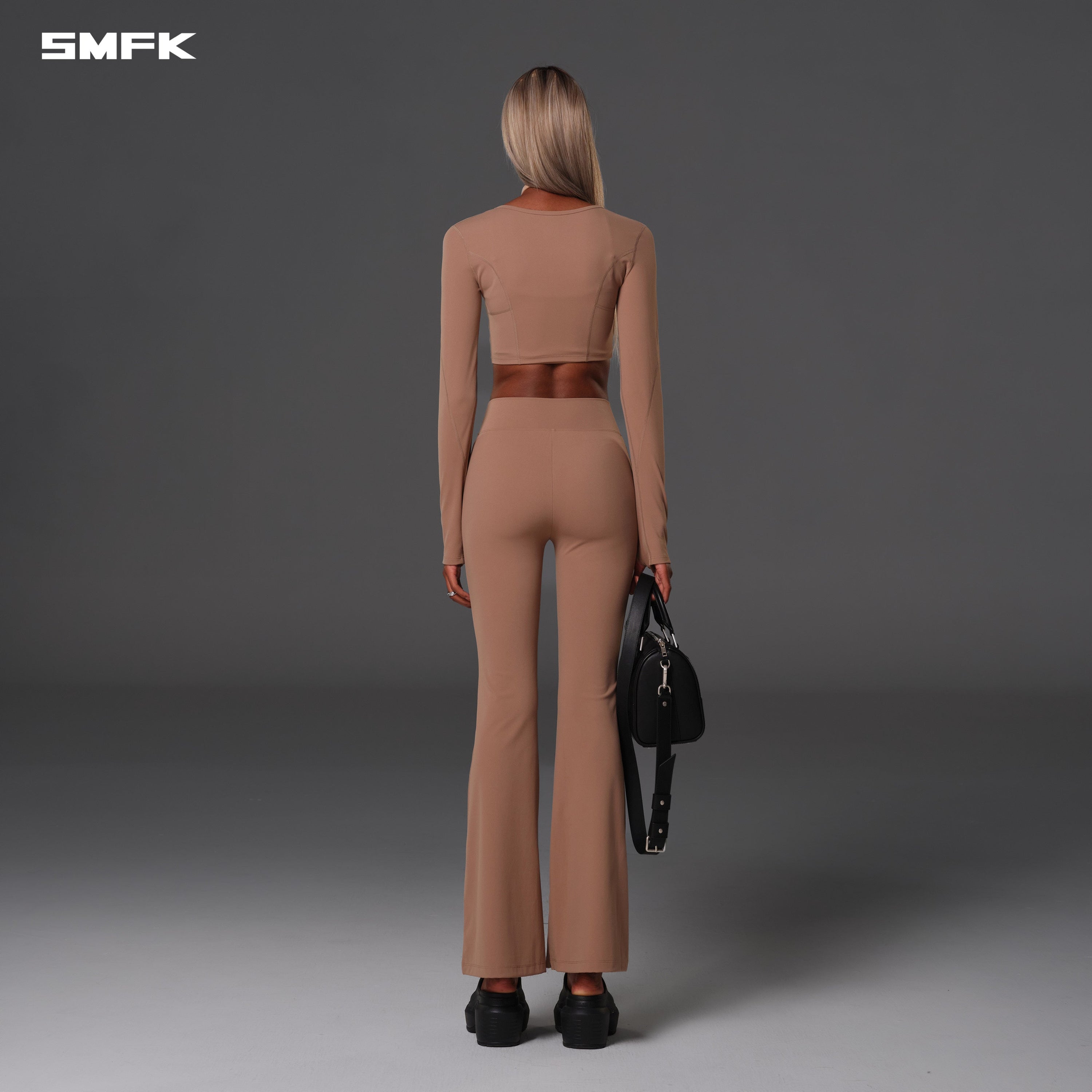 FOCUS GYM MERMAID PANTS/Lycra Nylon WILD BROWN