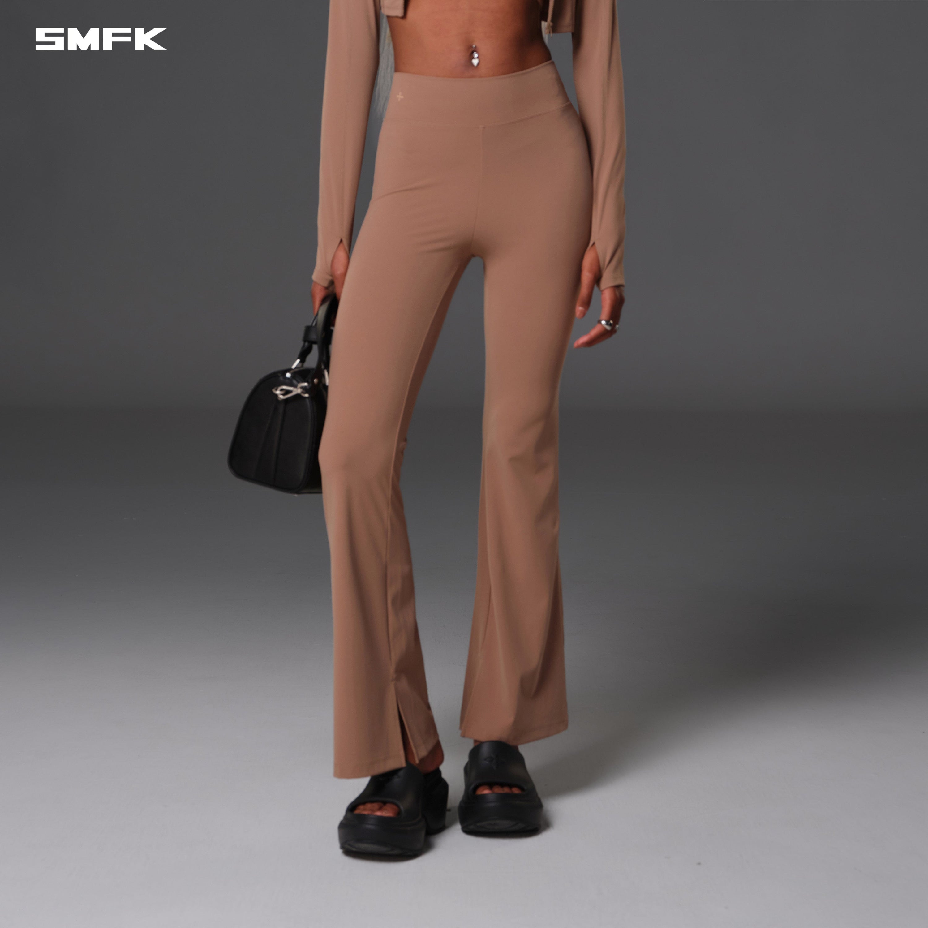 FOCUS GYM MERMAID PANTS/Lycra Nylon WILD BROWN