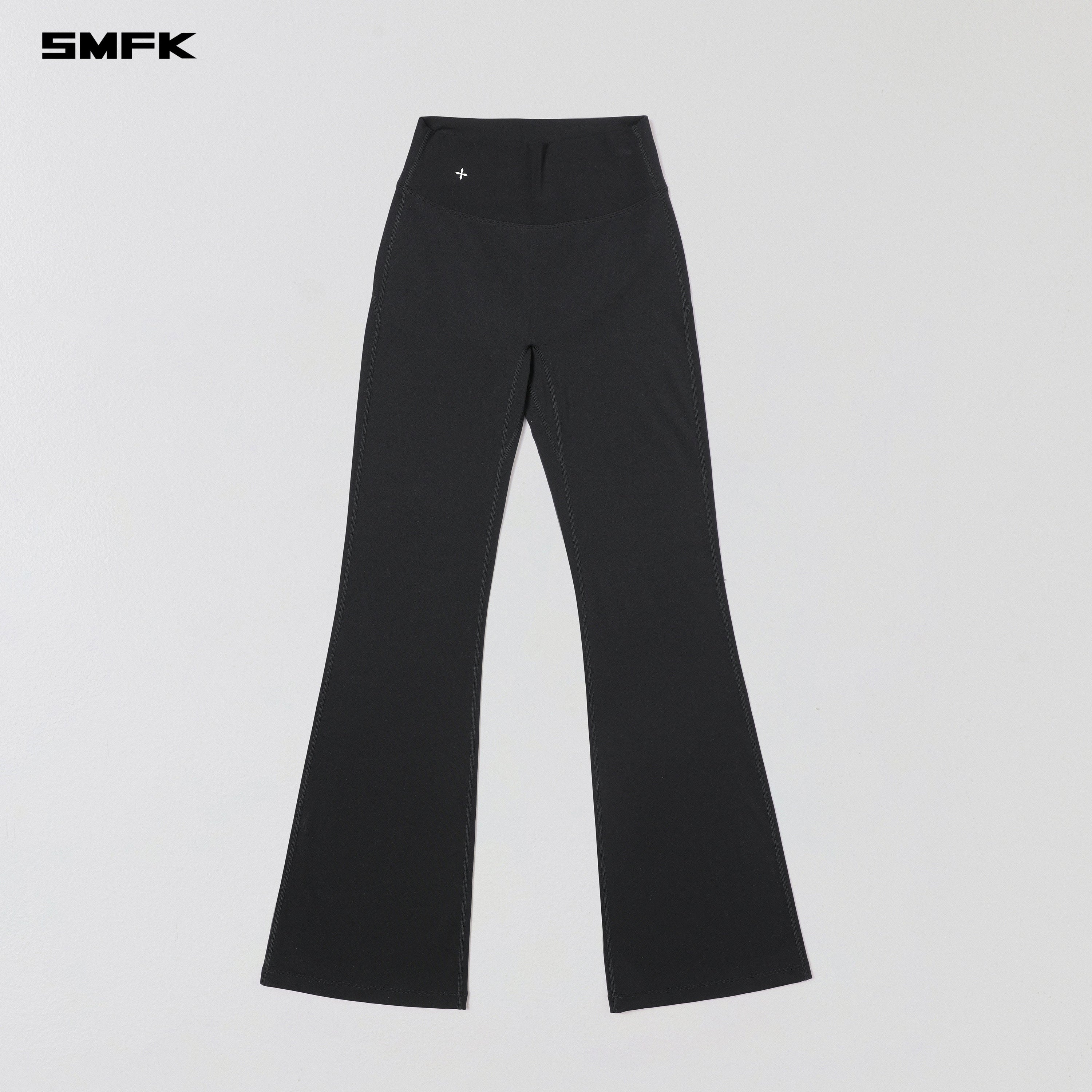 FOCUS GYM STRT PANTS/Lycra Nylon WILD BLACK