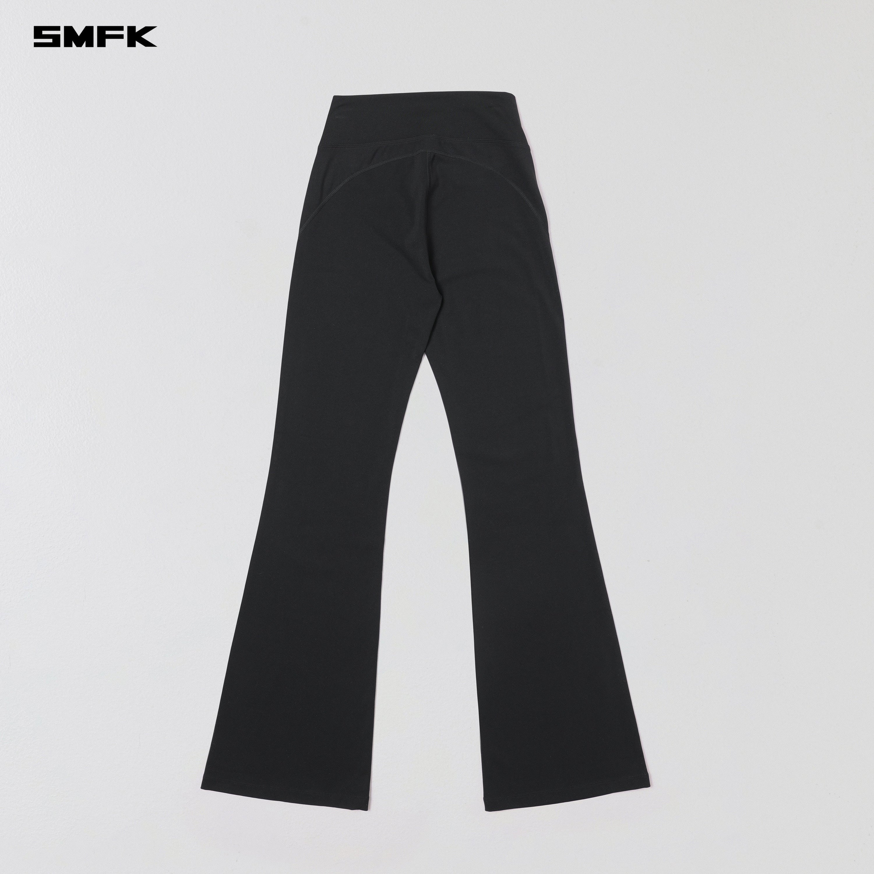 FOCUS GYM STRT PANTS/Lycra Nylon WILD BLACK