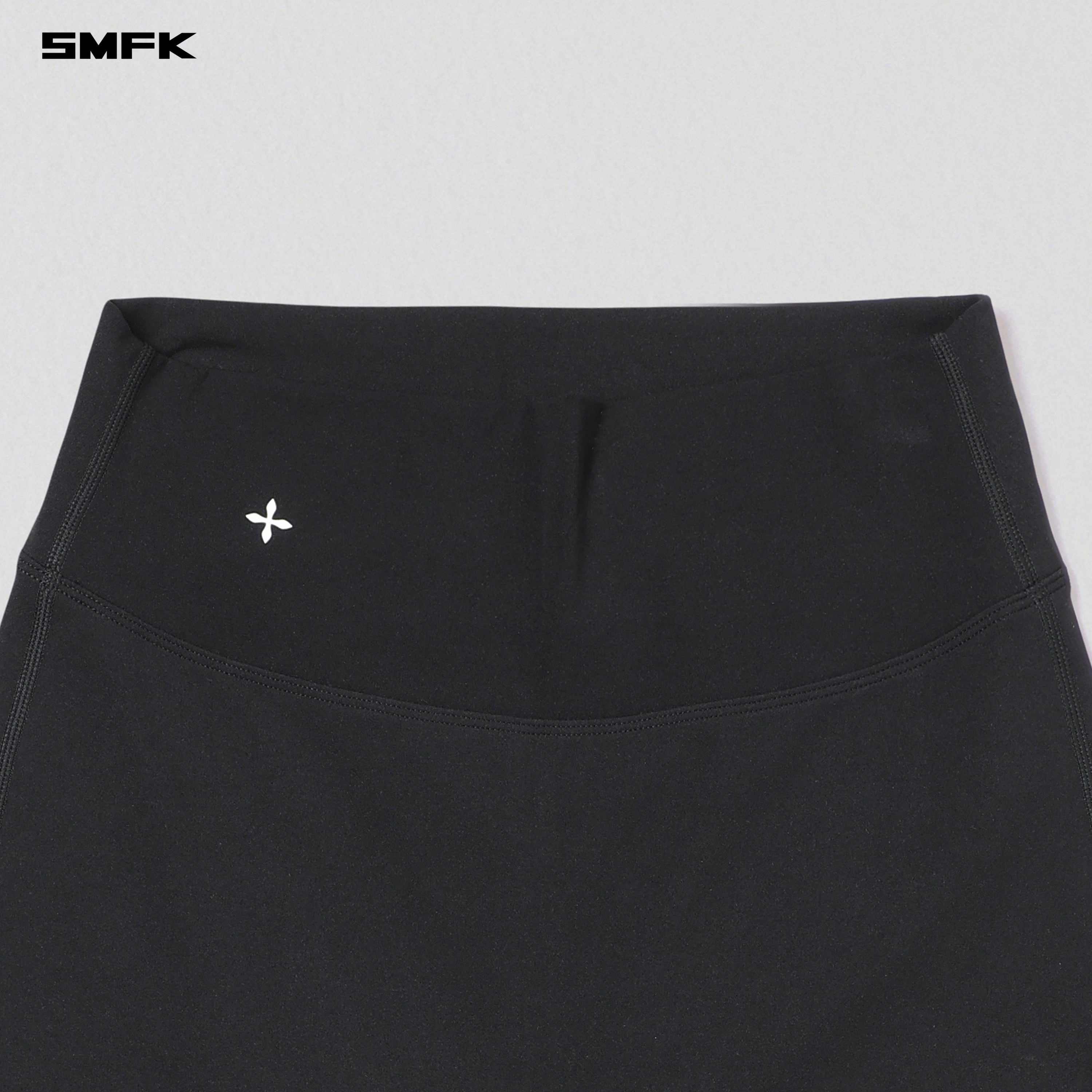 FOCUS GYM STRT PANTS/Lycra Nylon WILD BLACK