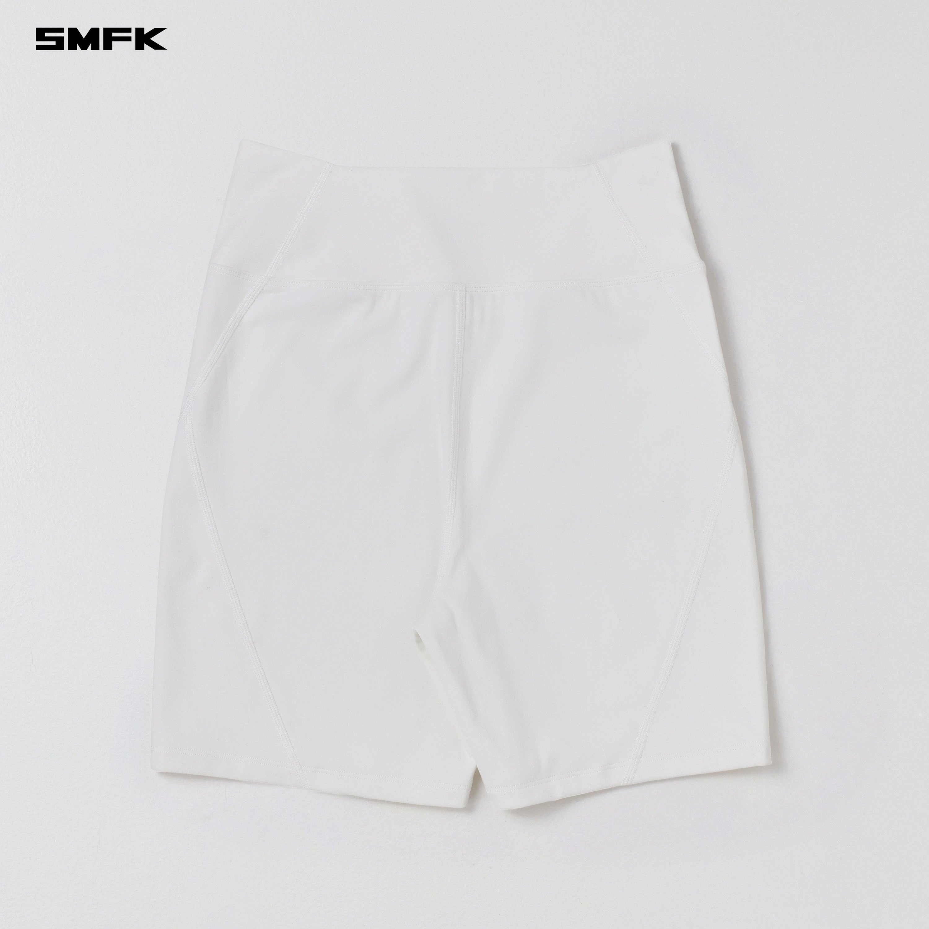 FOCUS GYM HIGH WAIST SHORTS/Lycra Nylon CLOUD WHITE