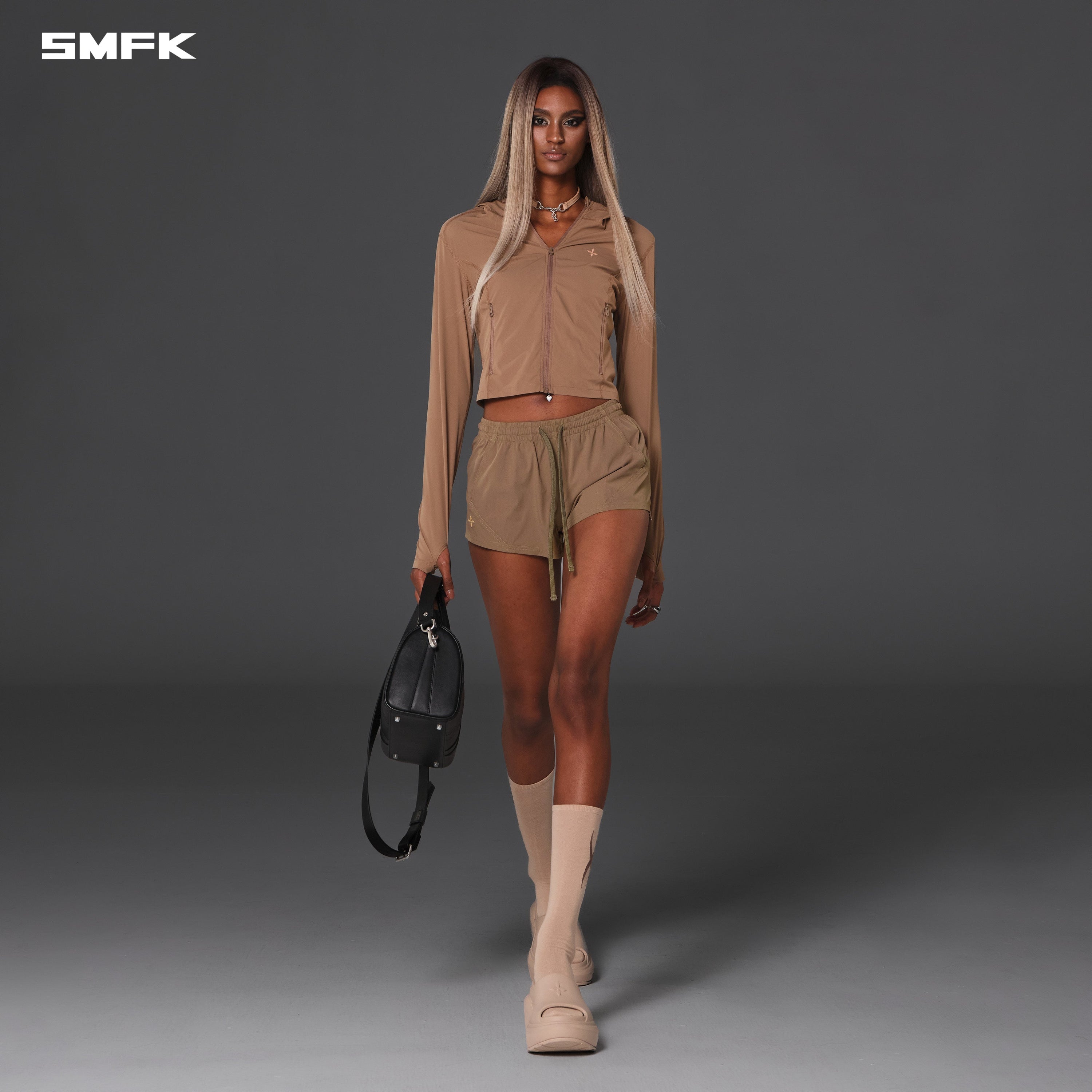 FOCUS OD SLIM SHORTS/E-Nylon WILD BROWN