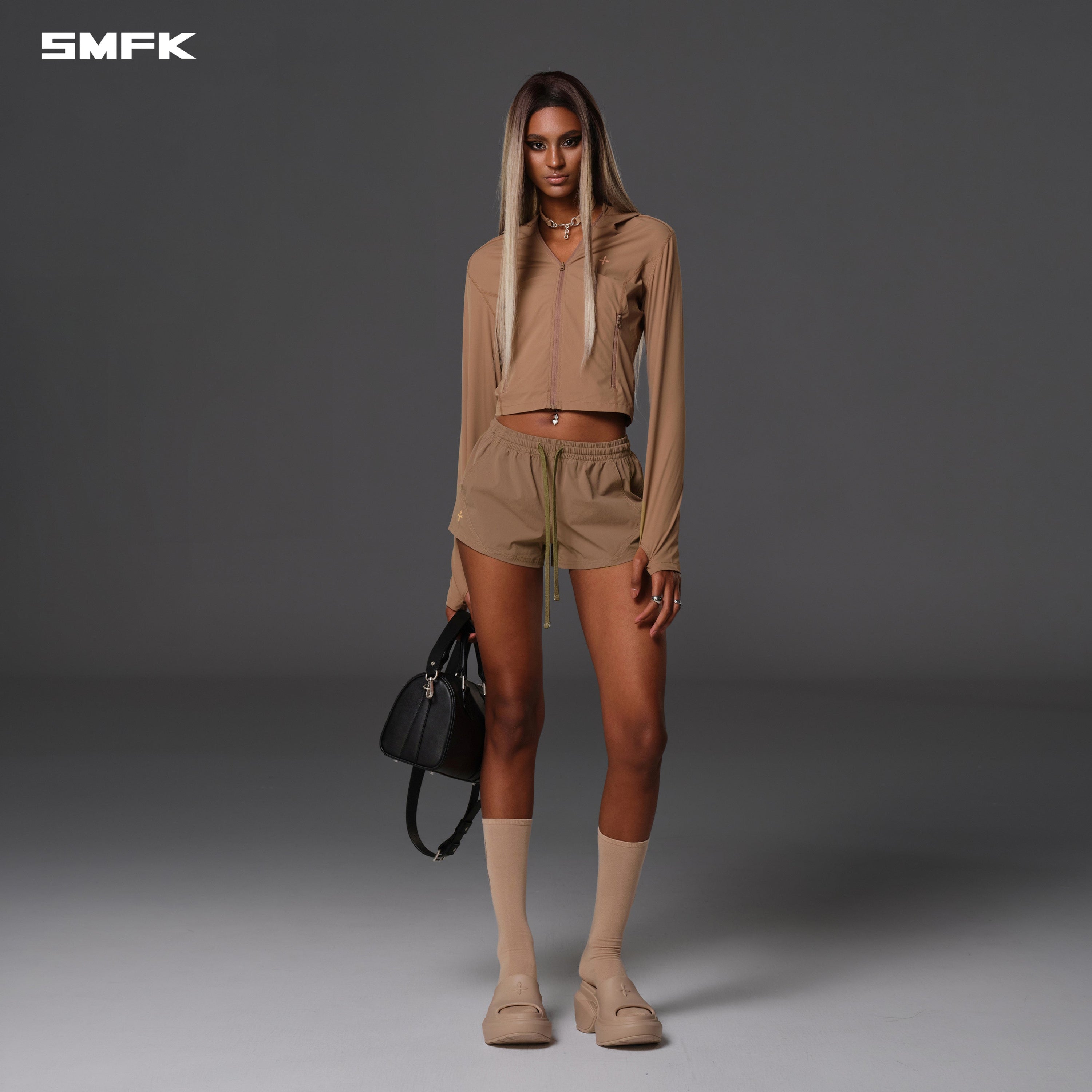 FOCUS OD SLIM SHORTS/E-Nylon WILD BROWN