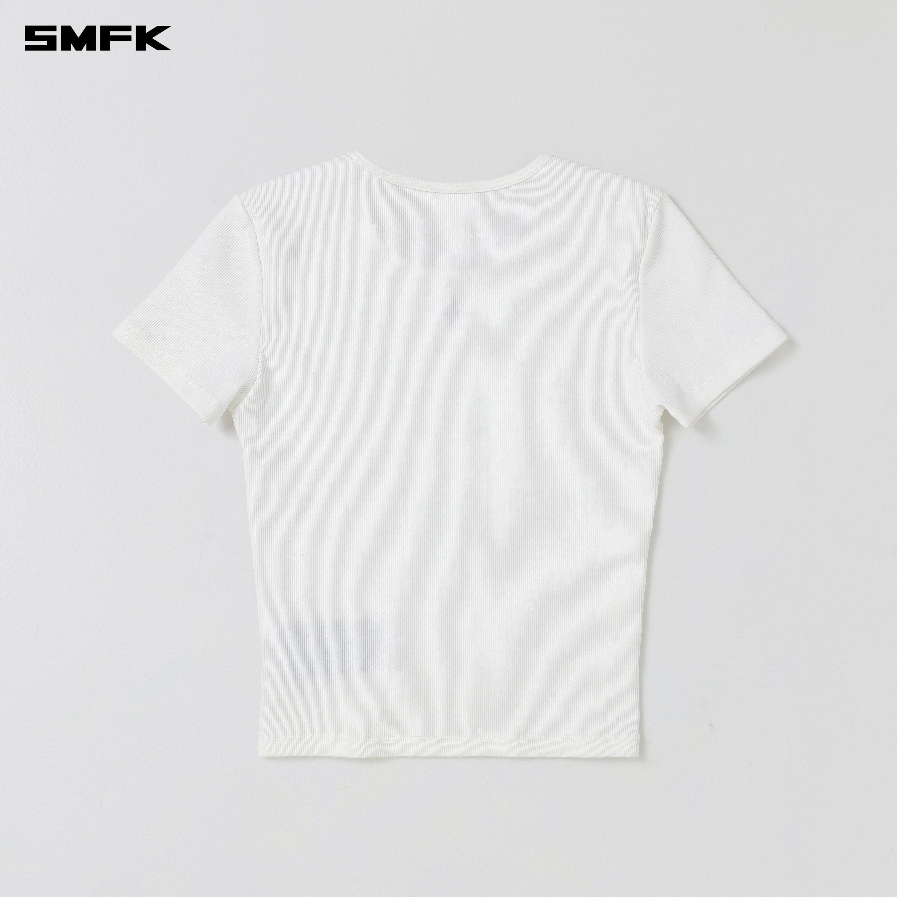 POISE SPORTS LINES TEE / COTTON CLOUD WHITE