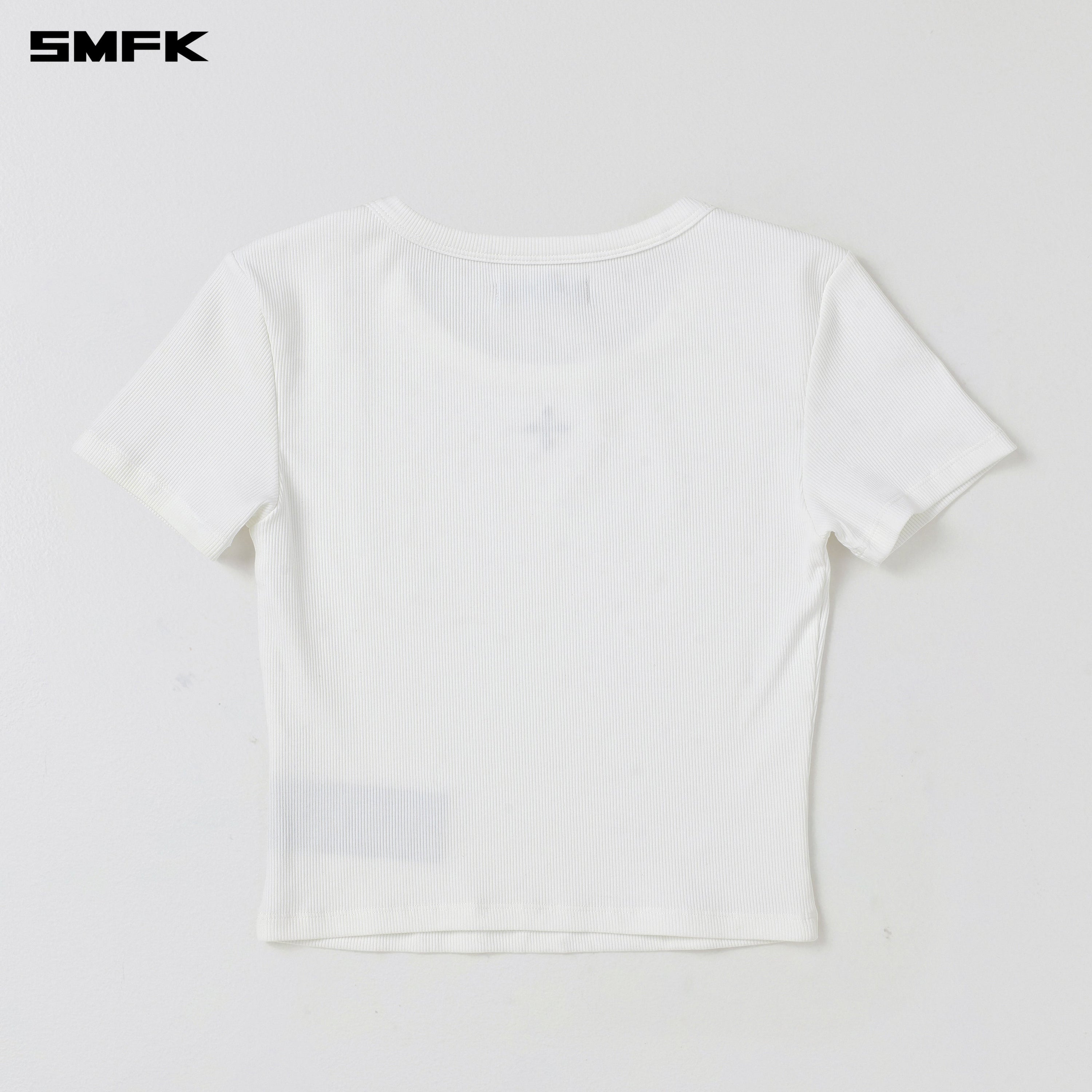 POISE SPORTS SLIM LINES TEE / COTTON CLOUD WHITE