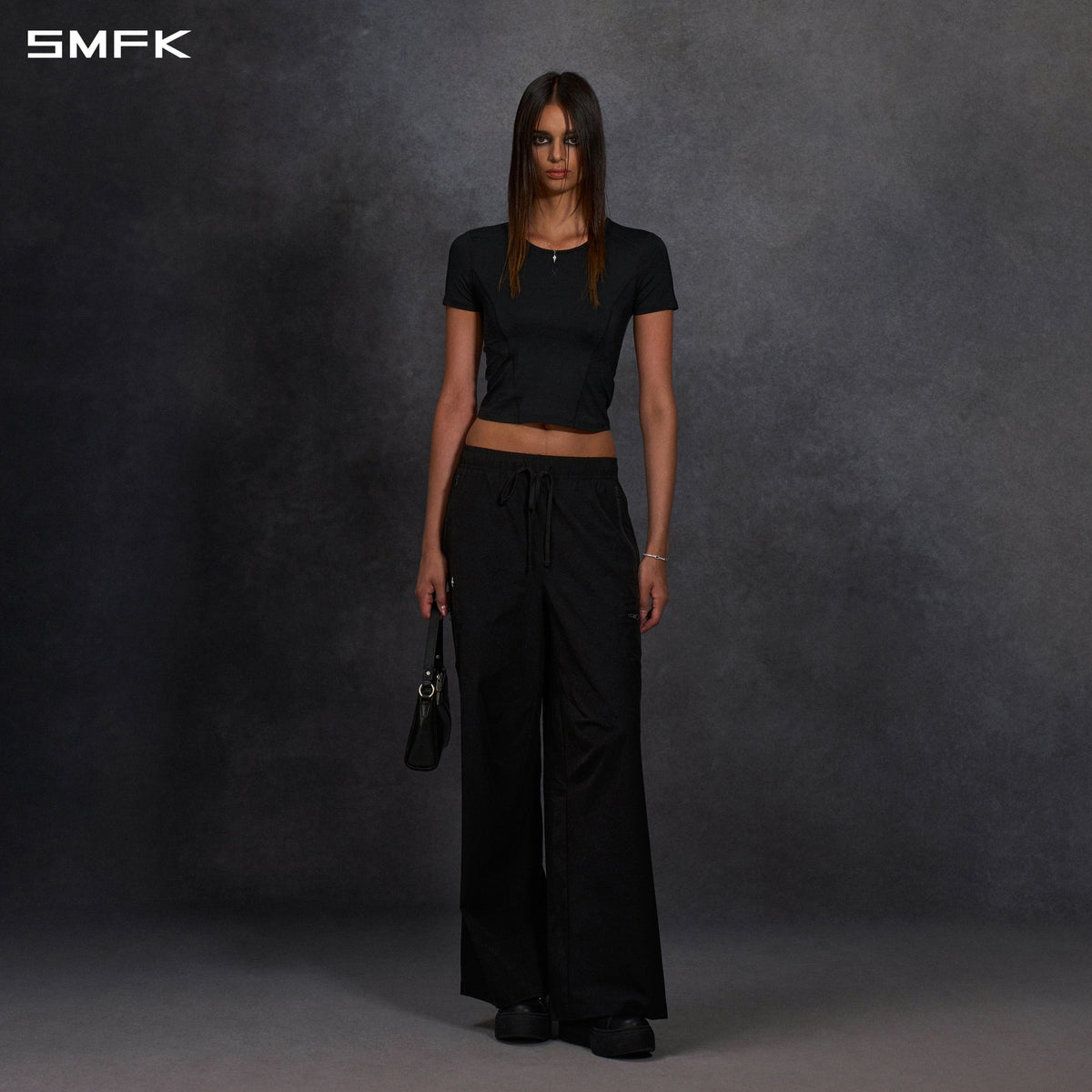 MIRAGE SIREN MEDITATE SPORTS TEE/LENZING TENCEL+MODAL WILD BLACK