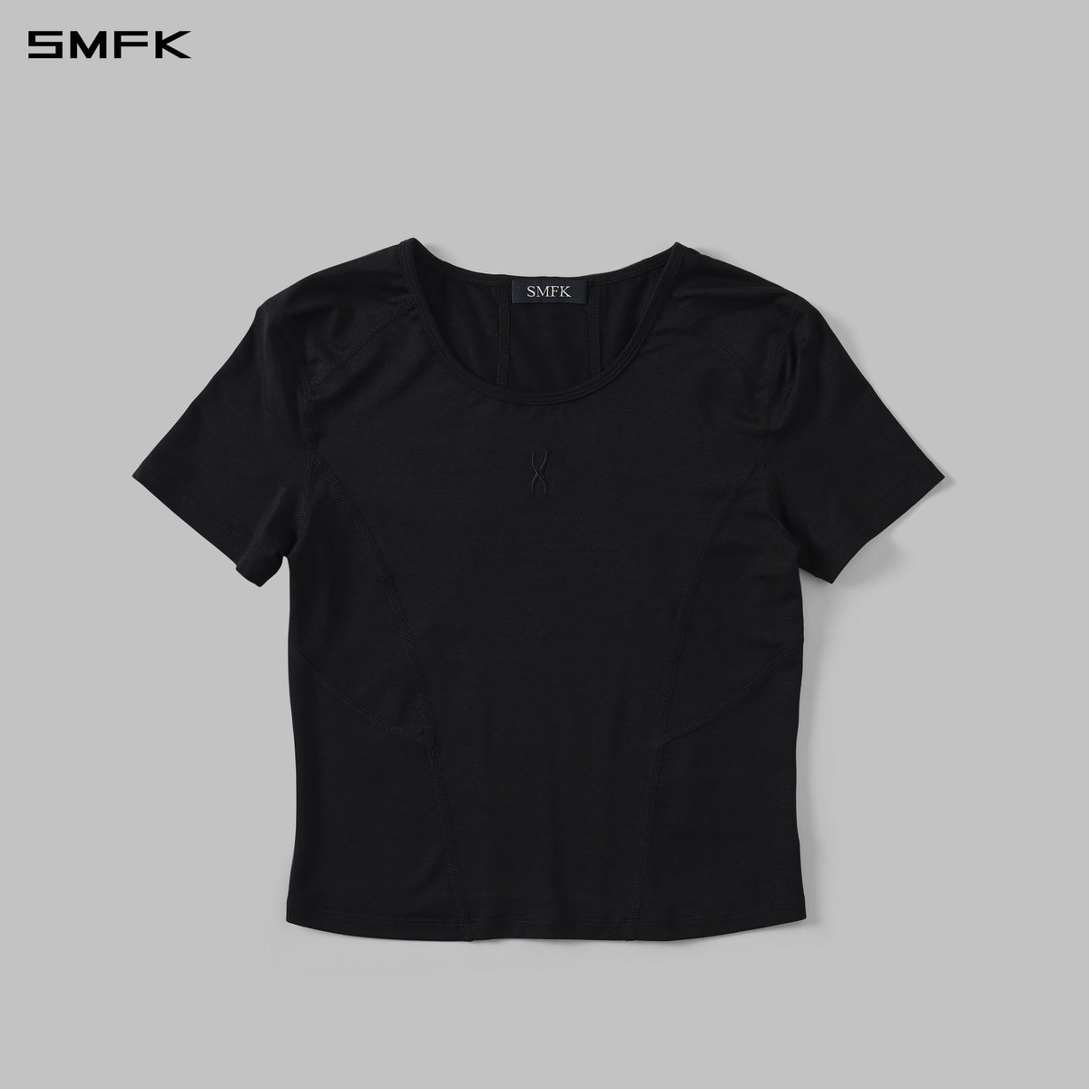 MIRAGE SIREN MEDITATE SPORTS TEE/LENZING TENCEL+MODAL WILD BLACK