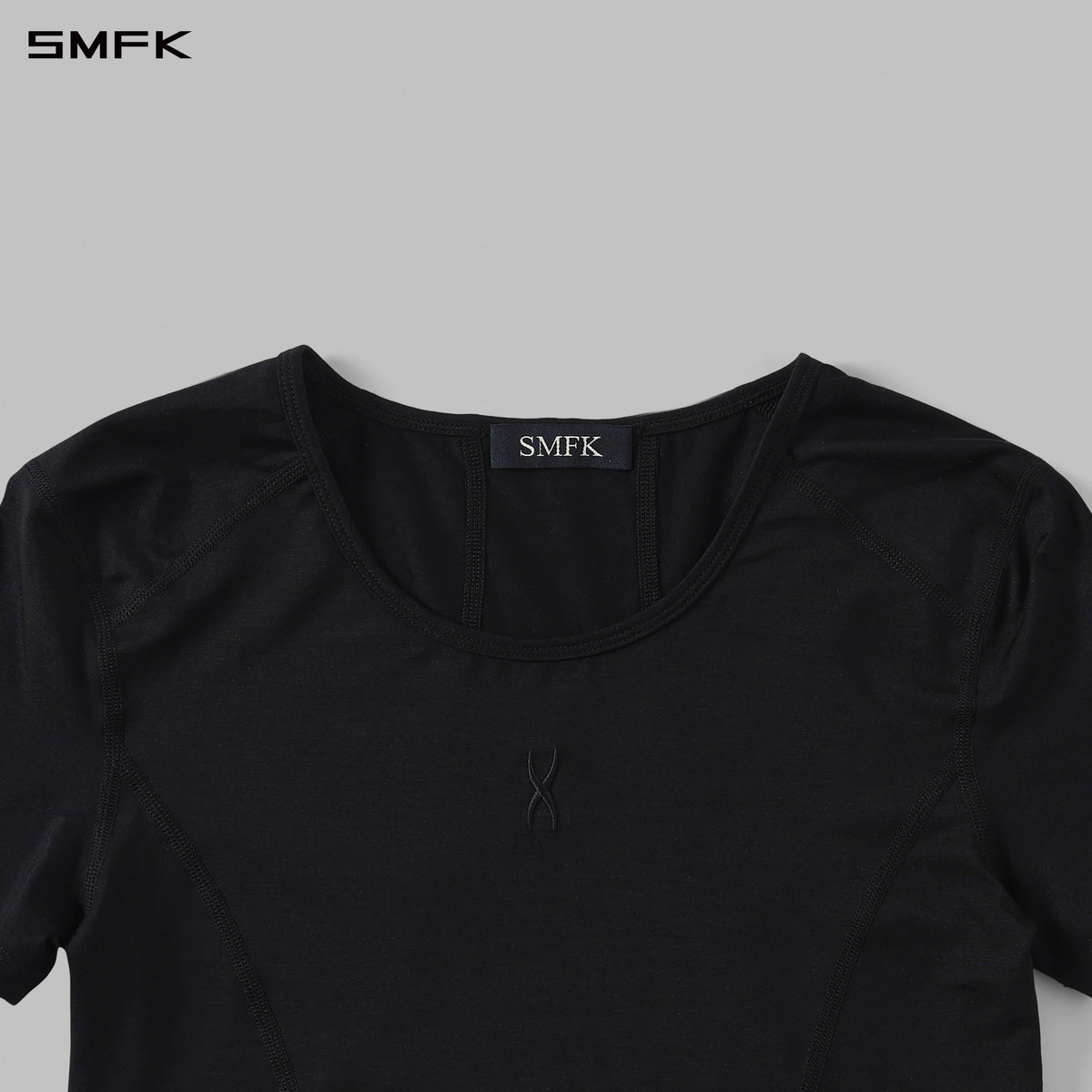 MIRAGE SIREN MEDITATE SPORTS TEE/LENZING TENCEL+MODAL WILD BLACK
