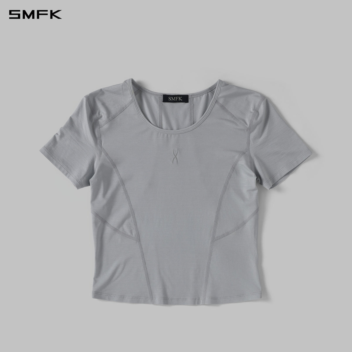 MIRAGE SIREN MEDITATE SPORTS TEE/LENZING TENCEL+MODAL GLACIER GREY