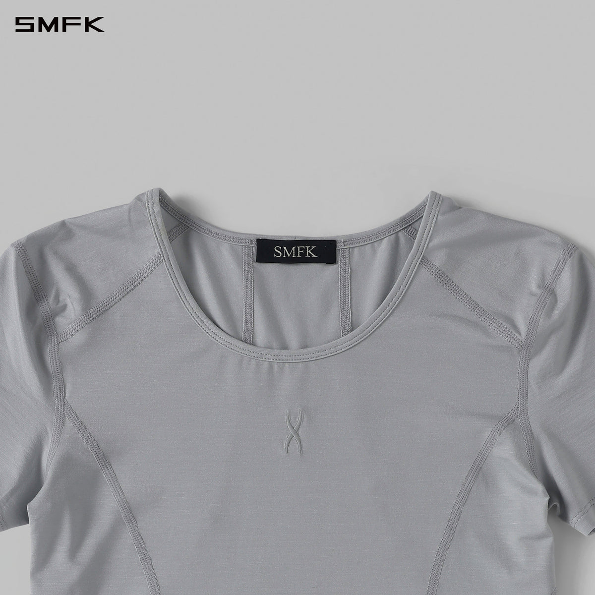 MIRAGE SIREN MEDITATE SPORTS TEE/LENZING TENCEL+MODAL GLACIER GREY