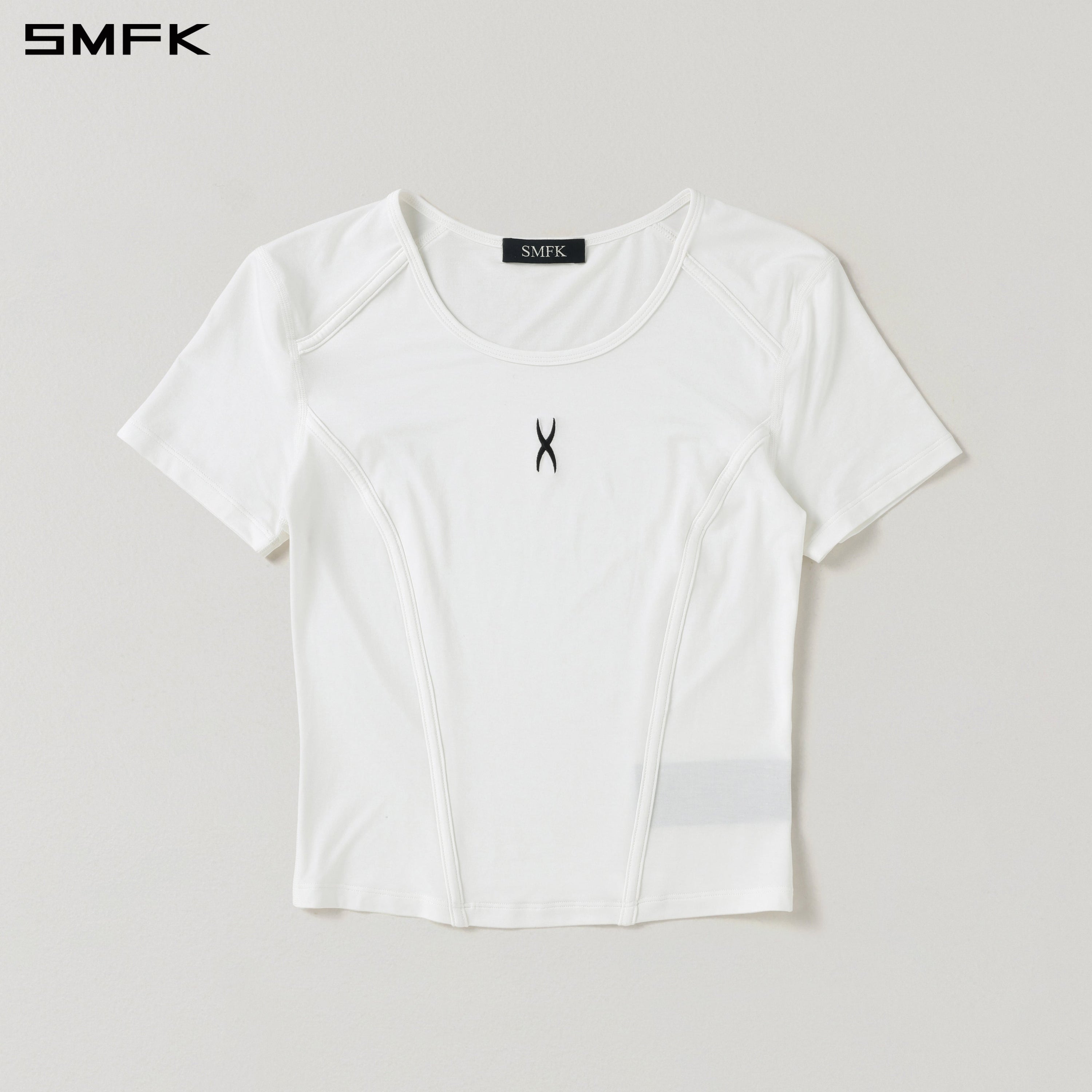MIRAGE SIREN MEDITATE SPORTS TEE/LENZING MODAL+SILK CLOUD WHITE