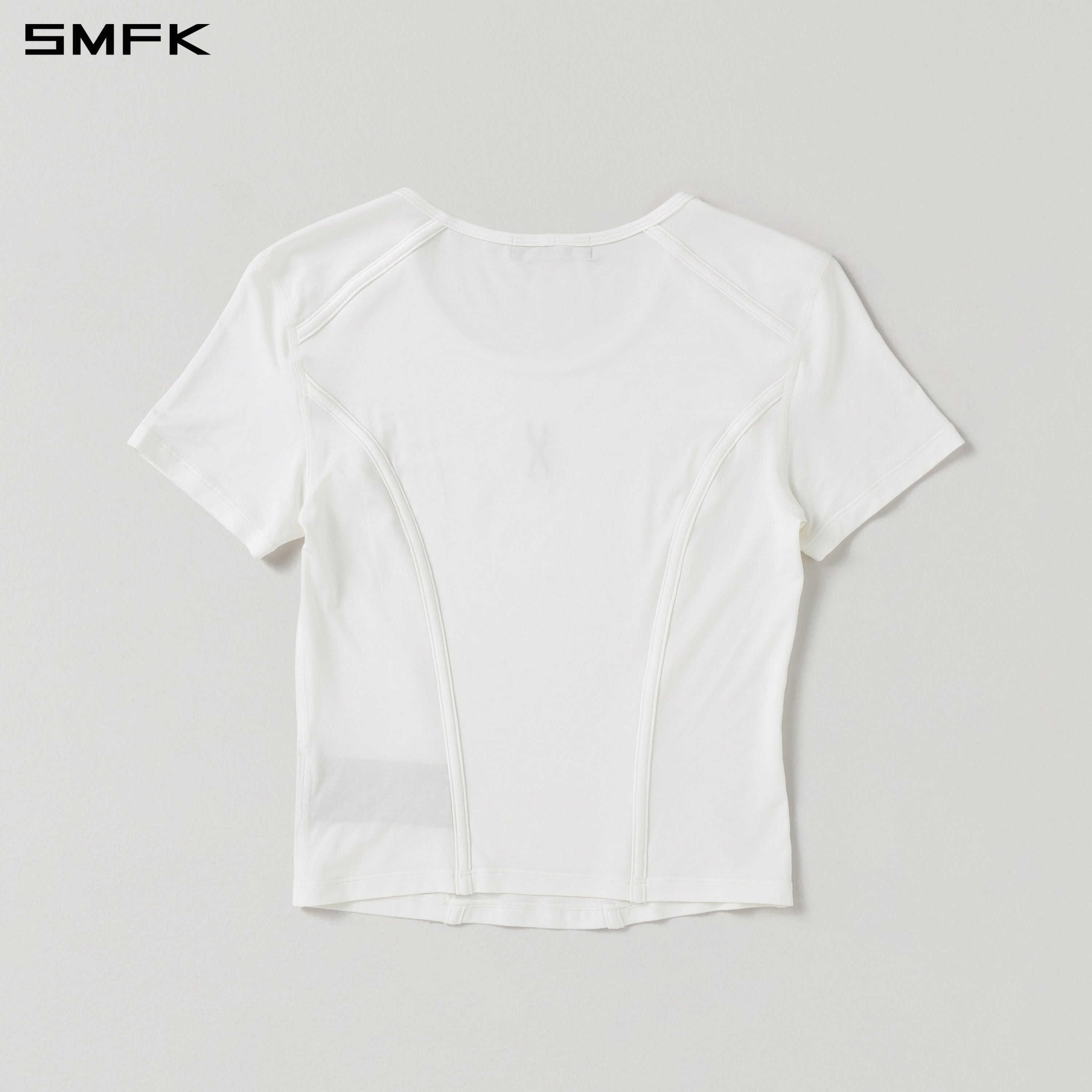 MIRAGE SIREN MEDITATE SPORTS TEE/LENZING MODAL+SILK CLOUD WHITE