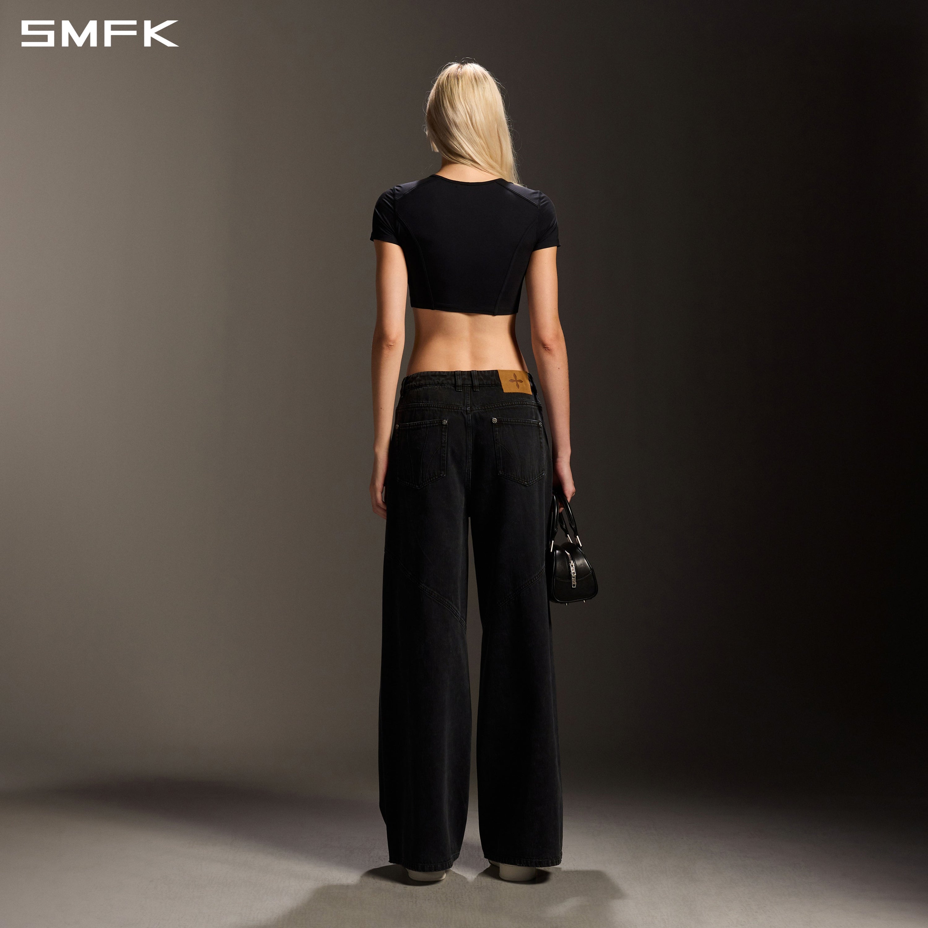 MIRAGE SIREN MEDITATE SPORTS TEE/SILK+MODAL WILD BLACK