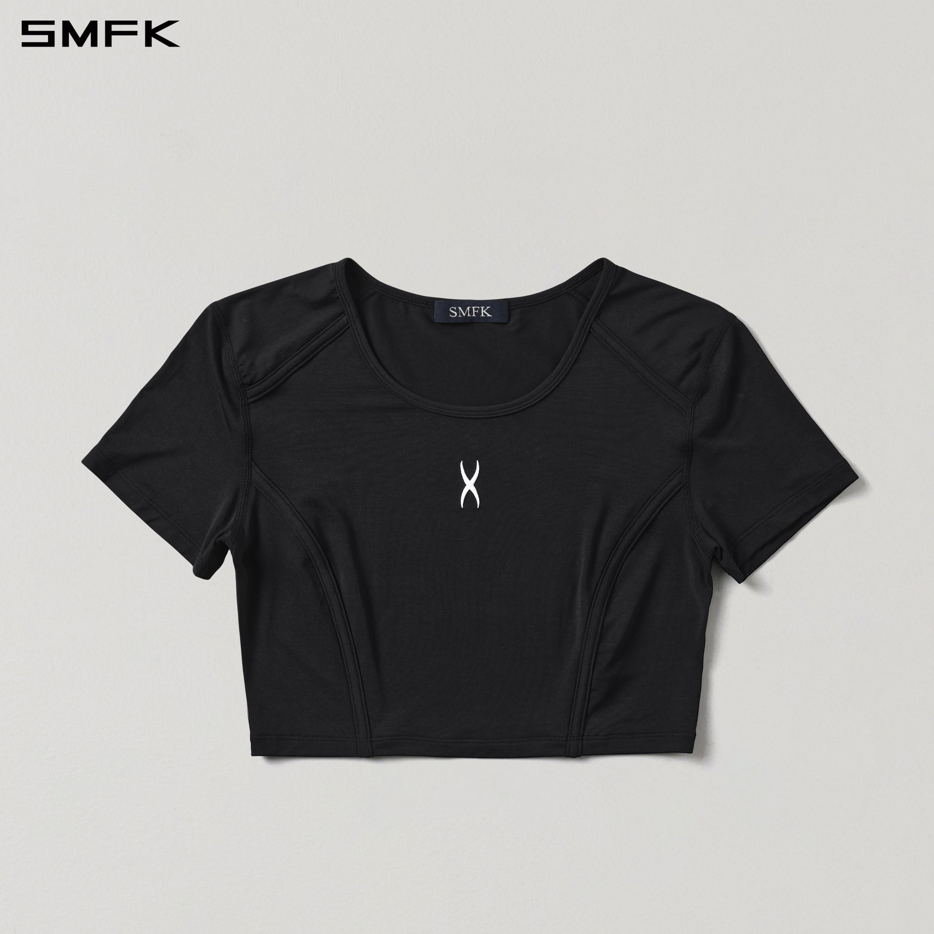 MIRAGE SIREN MEDITATE SPORTS TEE/SILK+MODAL WILD BLACK