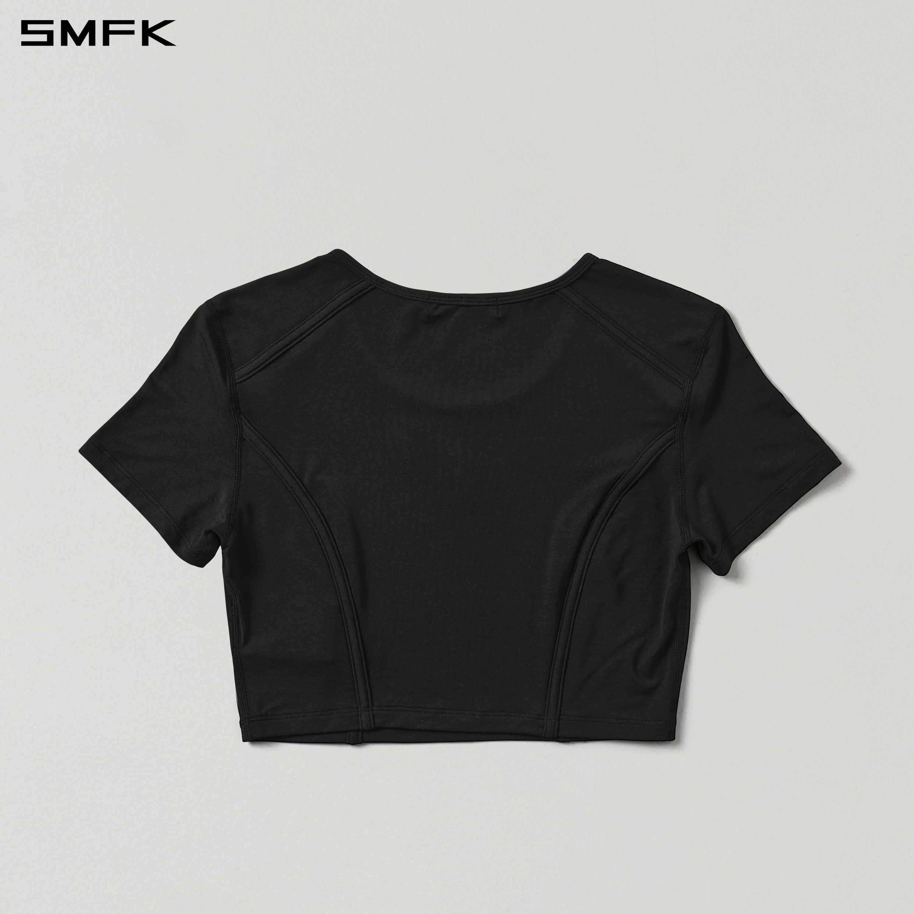 MIRAGE SIREN MEDITATE SPORTS TEE/SILK+MODAL WILD BLACK