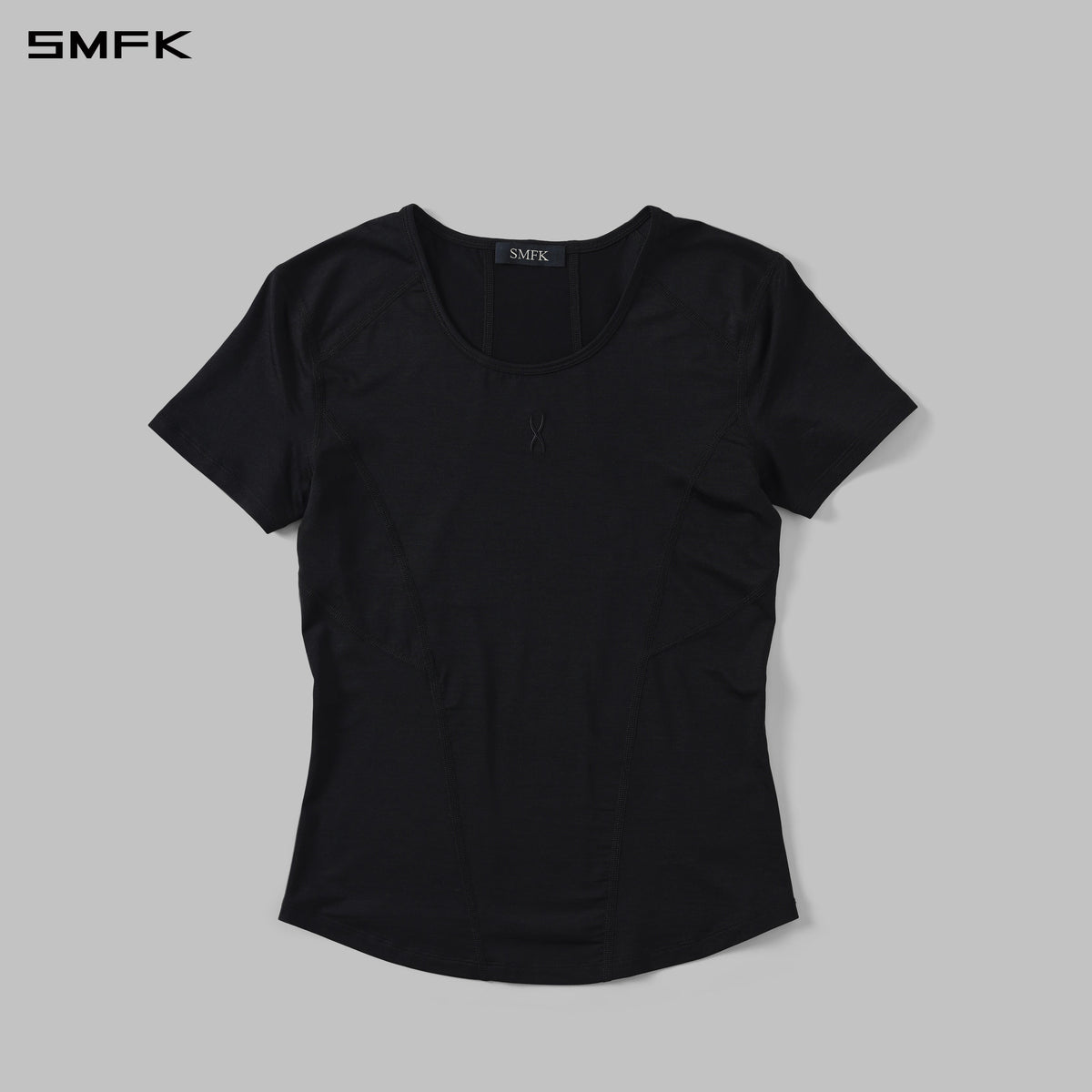 MIRAGE SIREN MEDITATE SPORTS LONG TEE/LENZING TENCEL+MODAL WILD BLACK