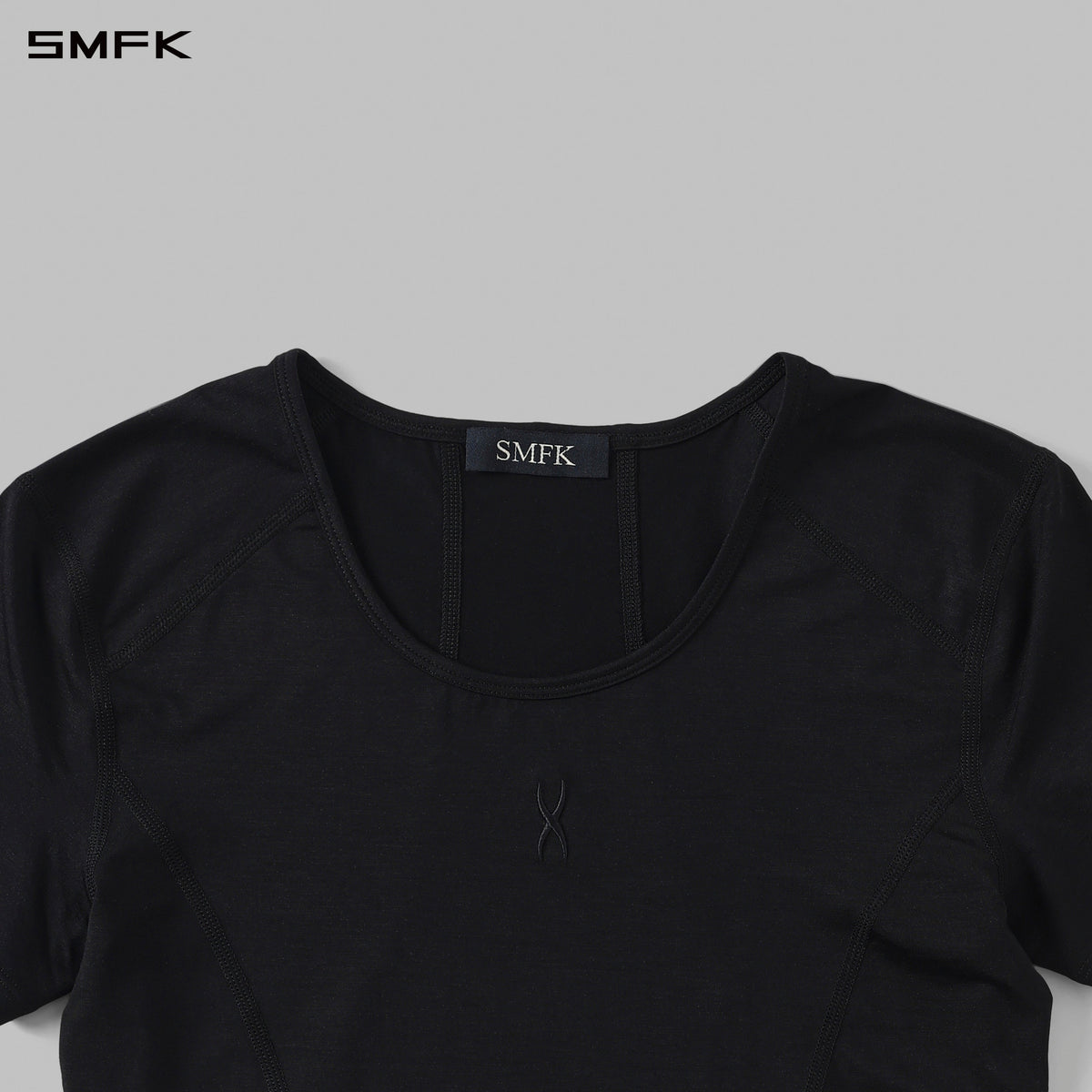 MIRAGE SIREN MEDITATE SPORTS LONG TEE/LENZING TENCEL+MODAL WILD BLACK