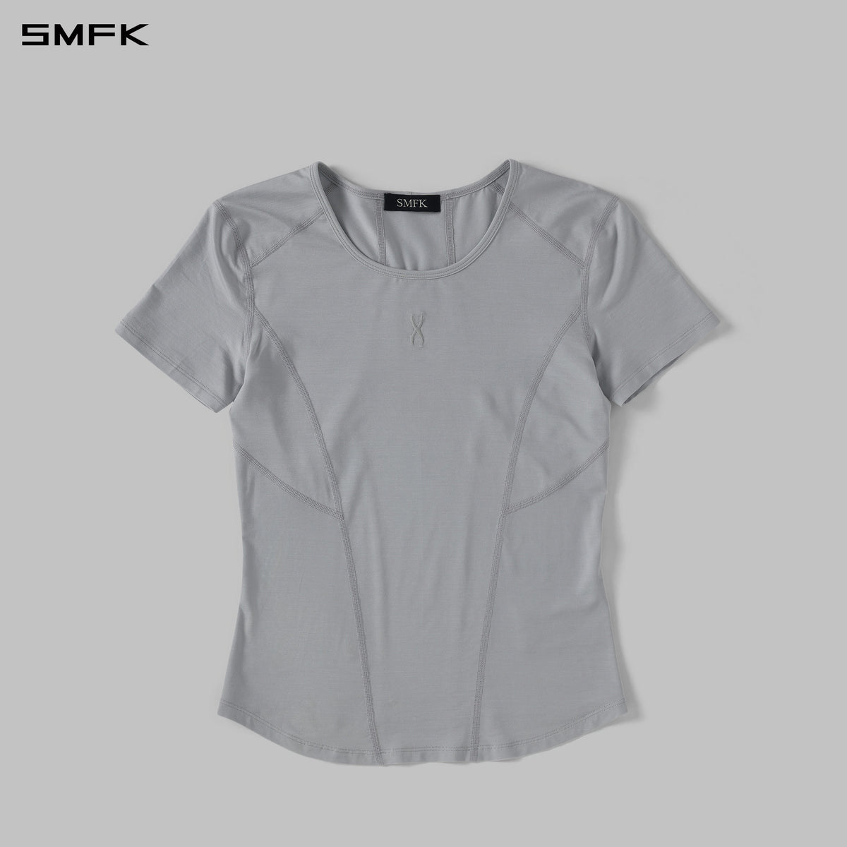 MIRAGE SIREN MEDITATE SPORTS LONG TEE/LENZING TENCEL+MODAL GLACIER GREY
